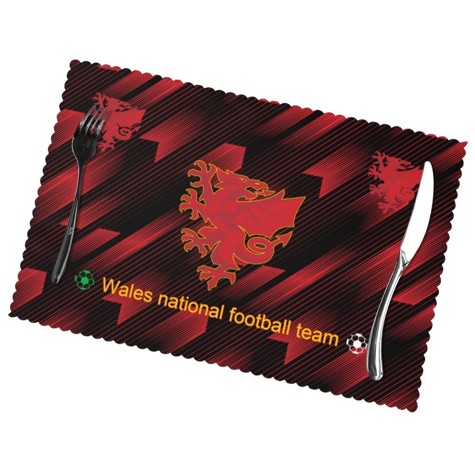 Wales Placemat Set Of 6 PFD2310 - Soccerfana