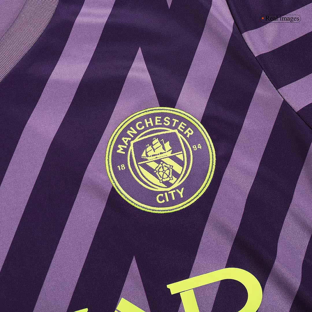 Manchester City Goalkeeper Purple Jersey 23/24 - Soccerfana