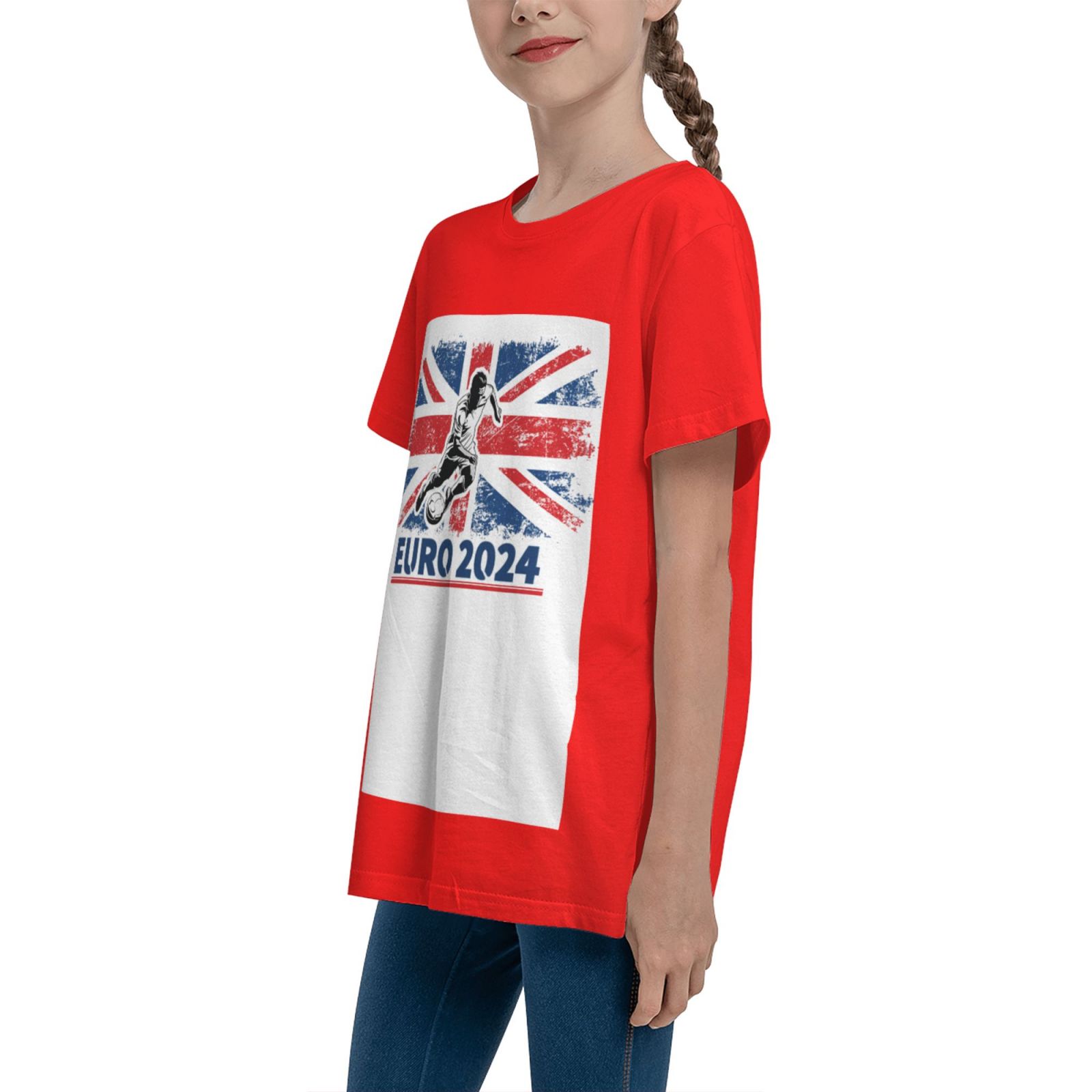 Kid's England EURO 2024 Teenage T-shirt TET1754 - Soccerfana