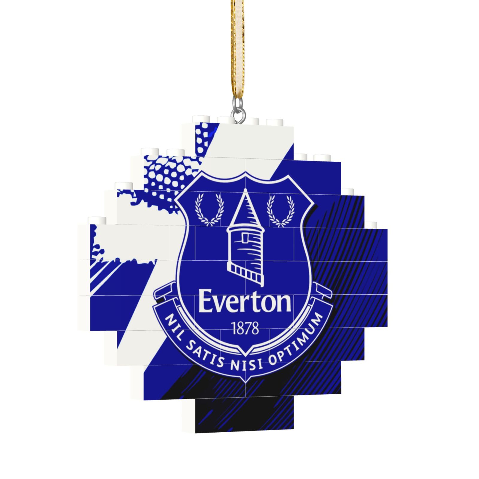 Everton Building Block Puzzle Ornament BBP2169 - Soccerfana