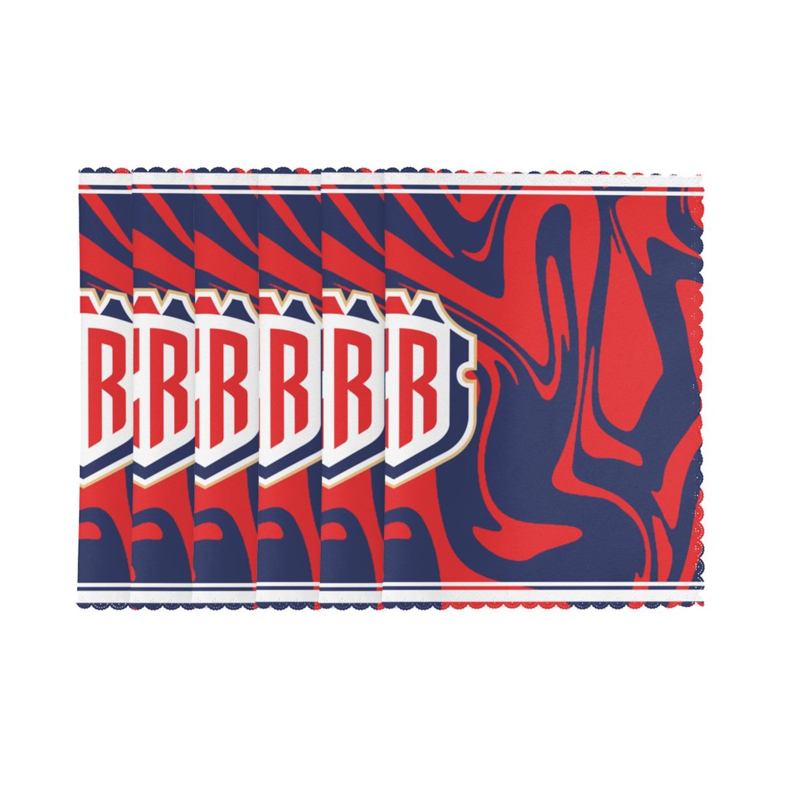 Costa Rica Placemat Set Of 6 PFD2276 - Soccerfana