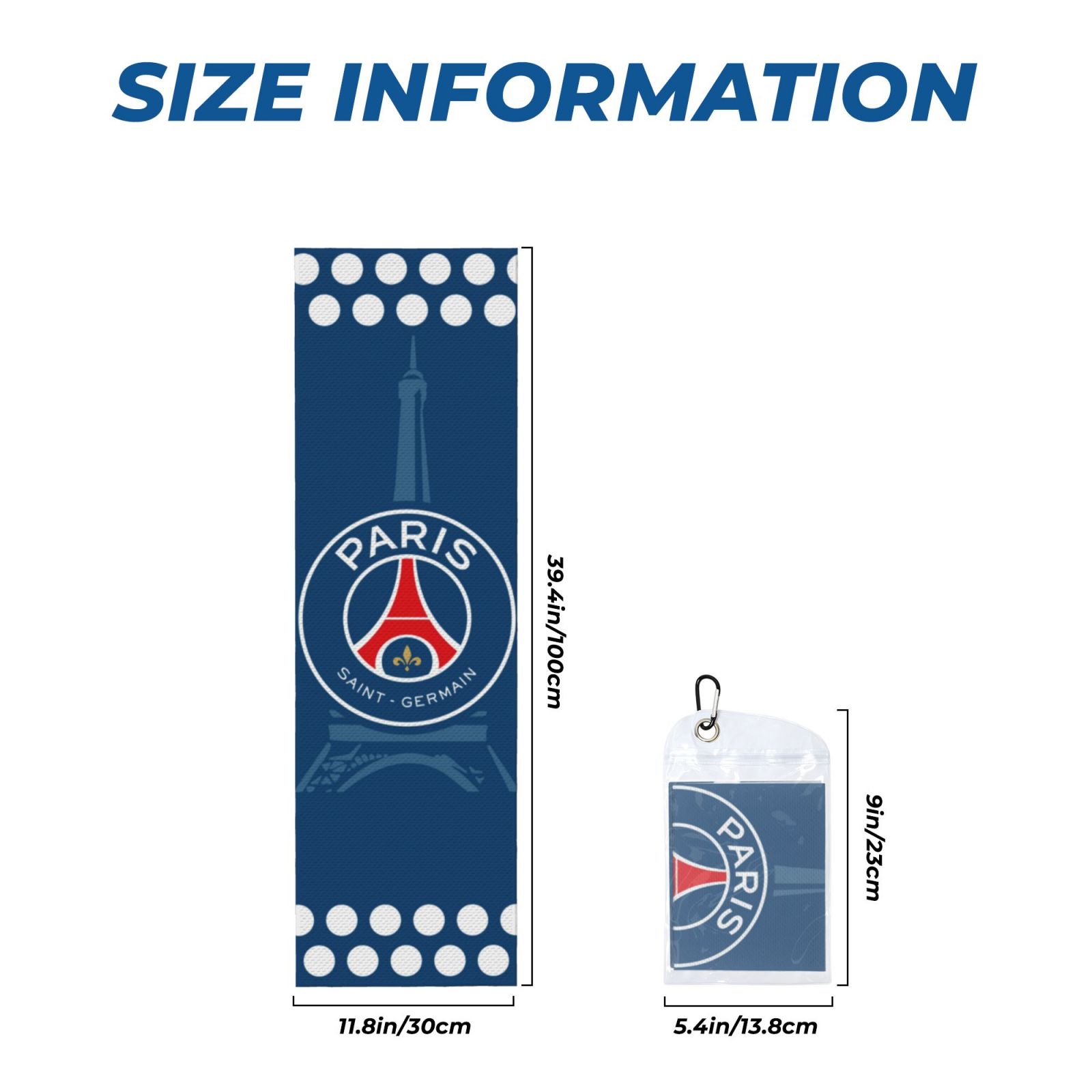 Paris Saint-Germain Sports Towel CET2150 - Soccerfana