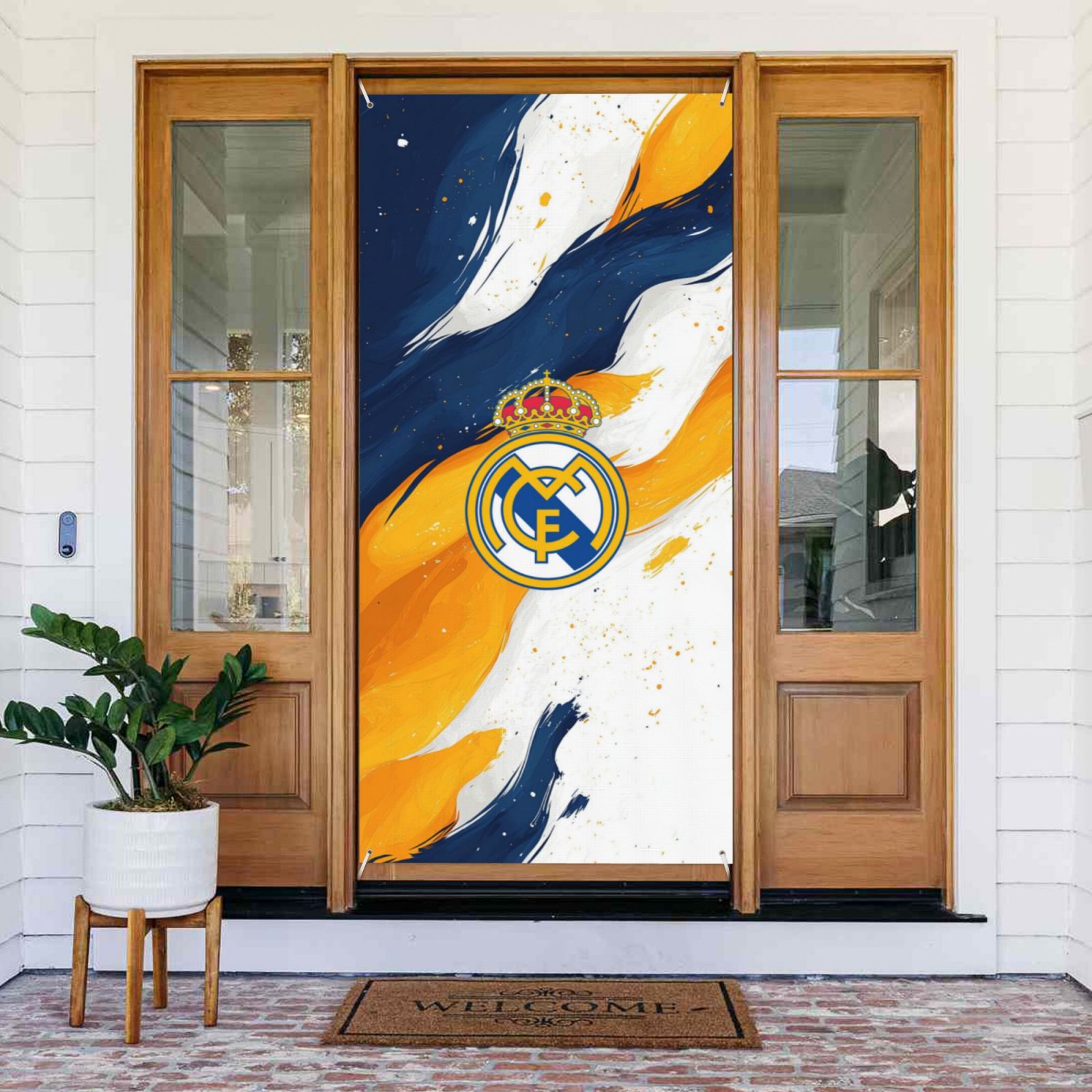 Real Madrid Door Cover Decorated Banner DCB2806 - Soccerfana
