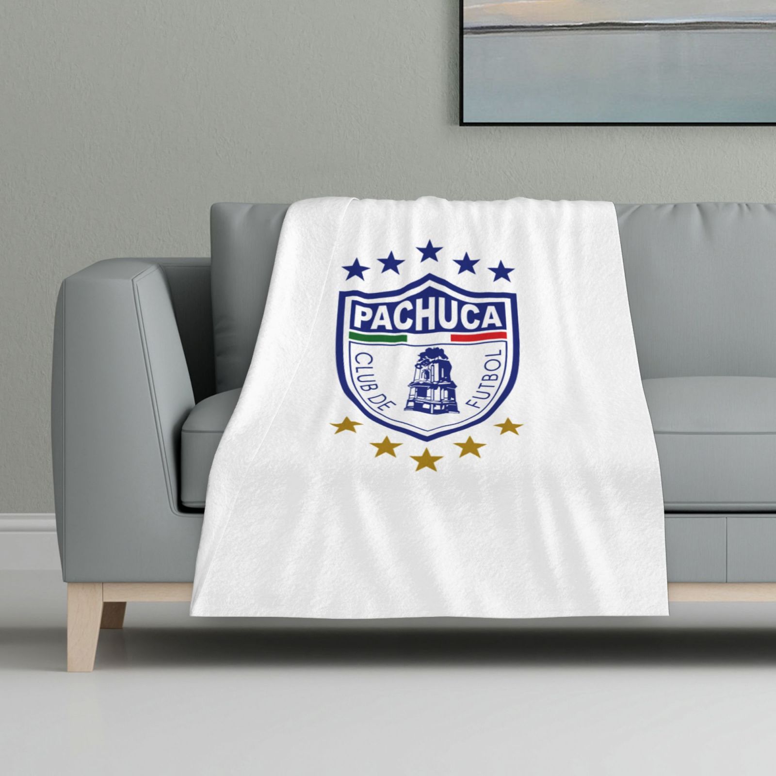 Pachuca Flannel Blanket FLB1570 - Soccerfana
