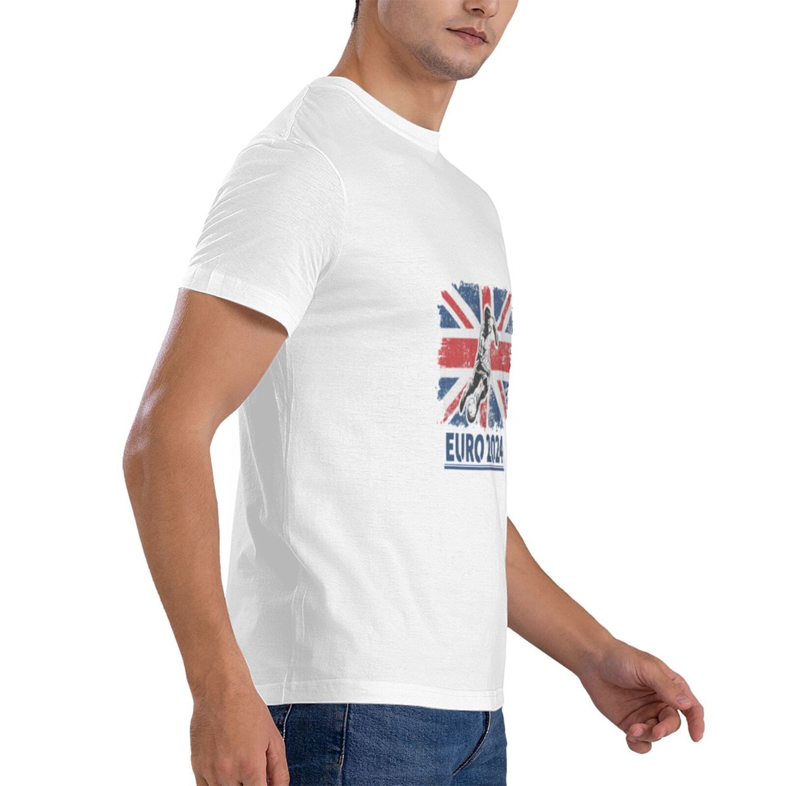Men's England EURO 2024 Basic Short Sleeve T-Shirt BST1750 - Soccerfana