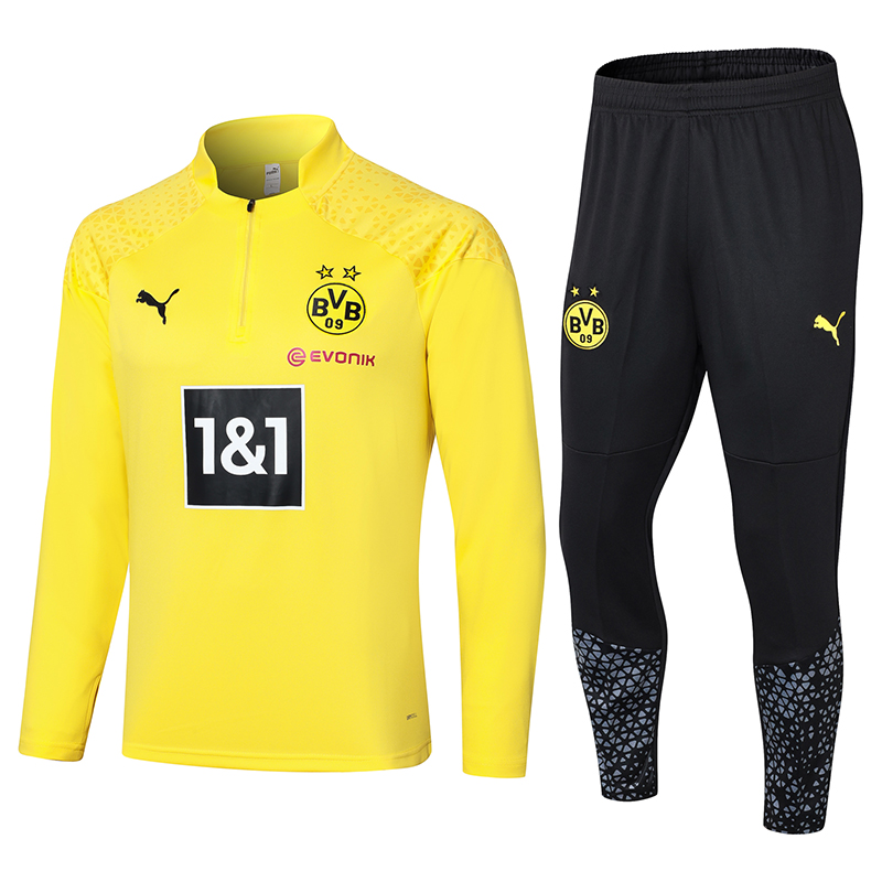 Borussia Dortmund Long Sleeve Track Suit 23/24 MEN588 - Soccerfana