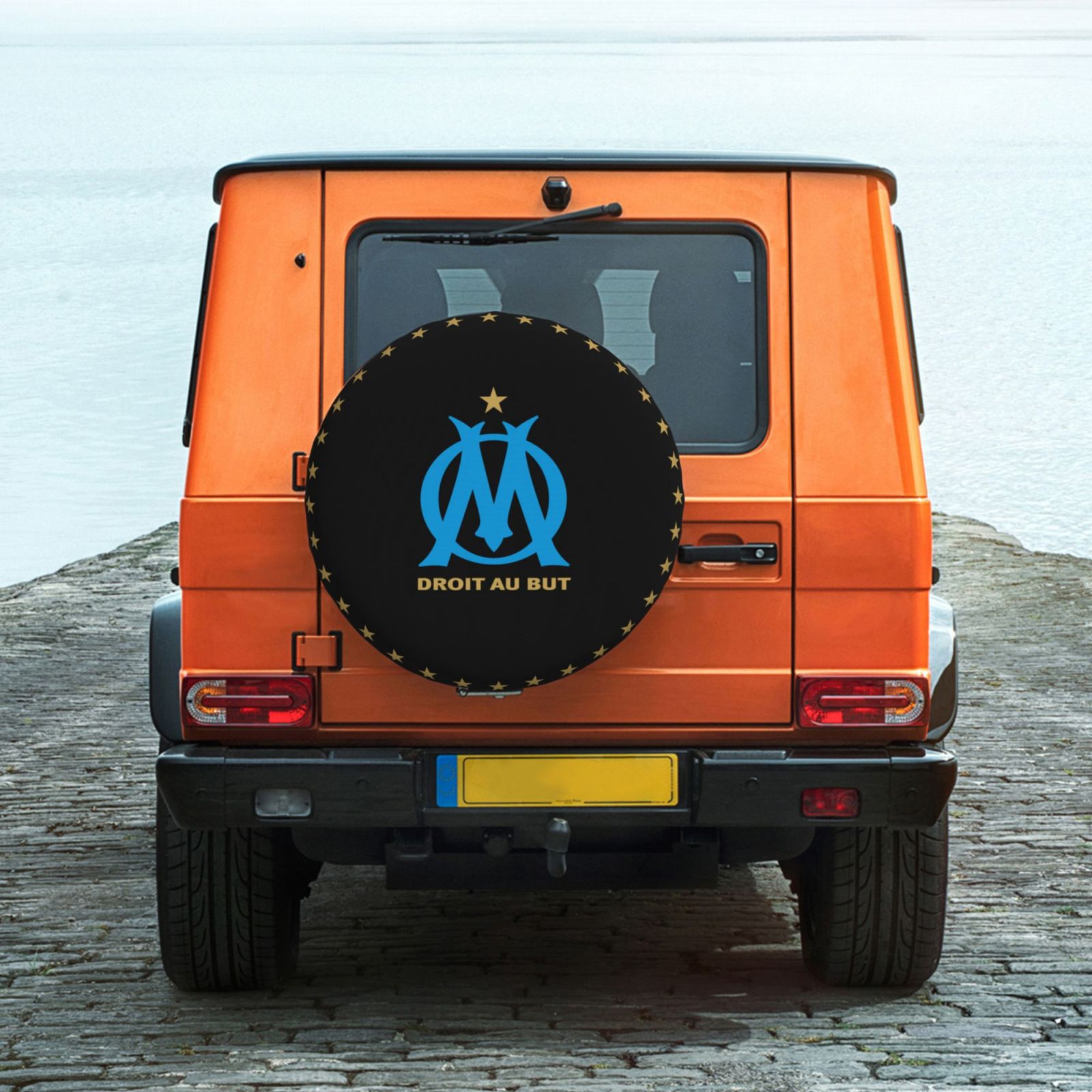 Olympique Marseille Tire Dust Cover TIC2631 - Soccerfana