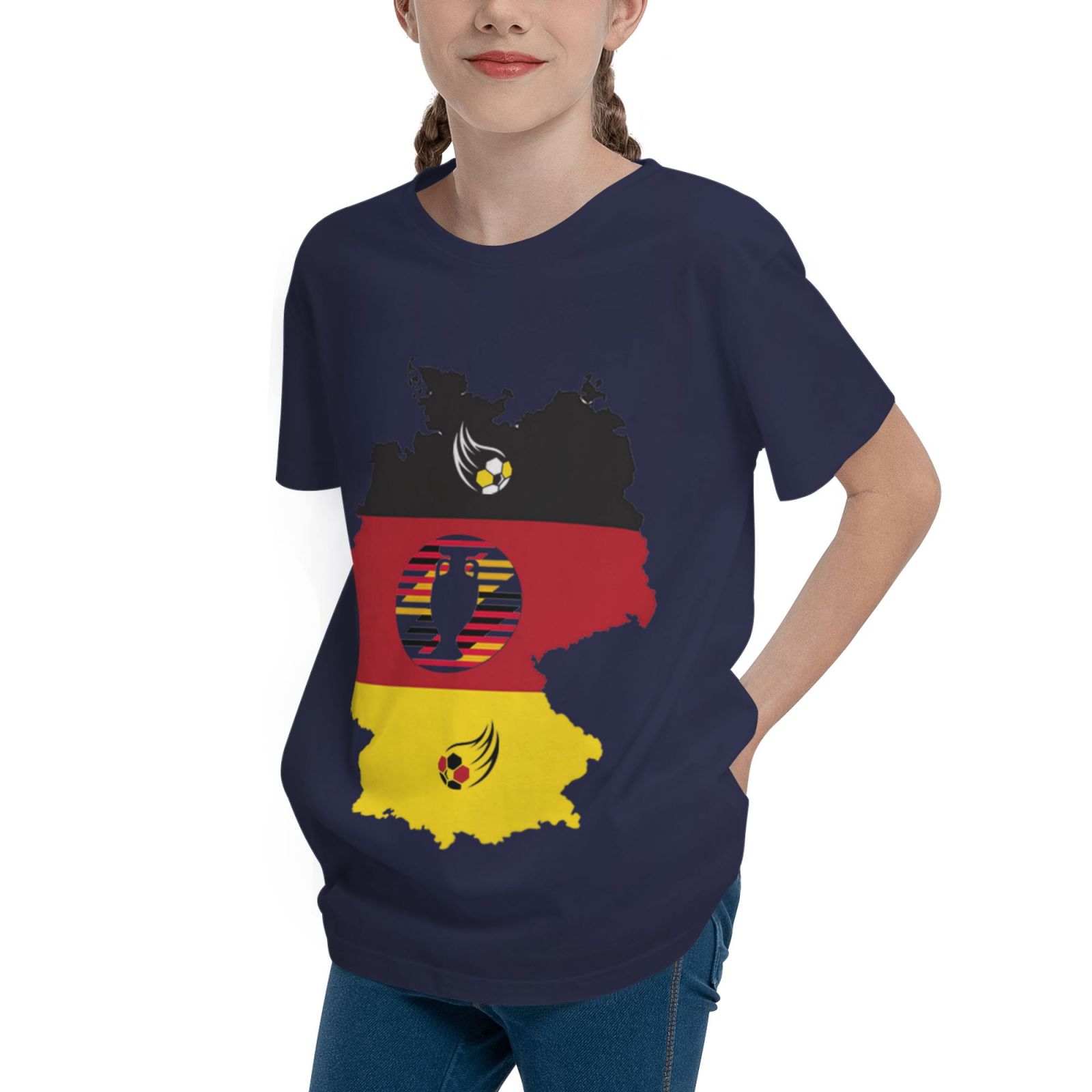 Kid's Germany EURO 2024 Teenage T-shirt TET1769 - Soccerfana