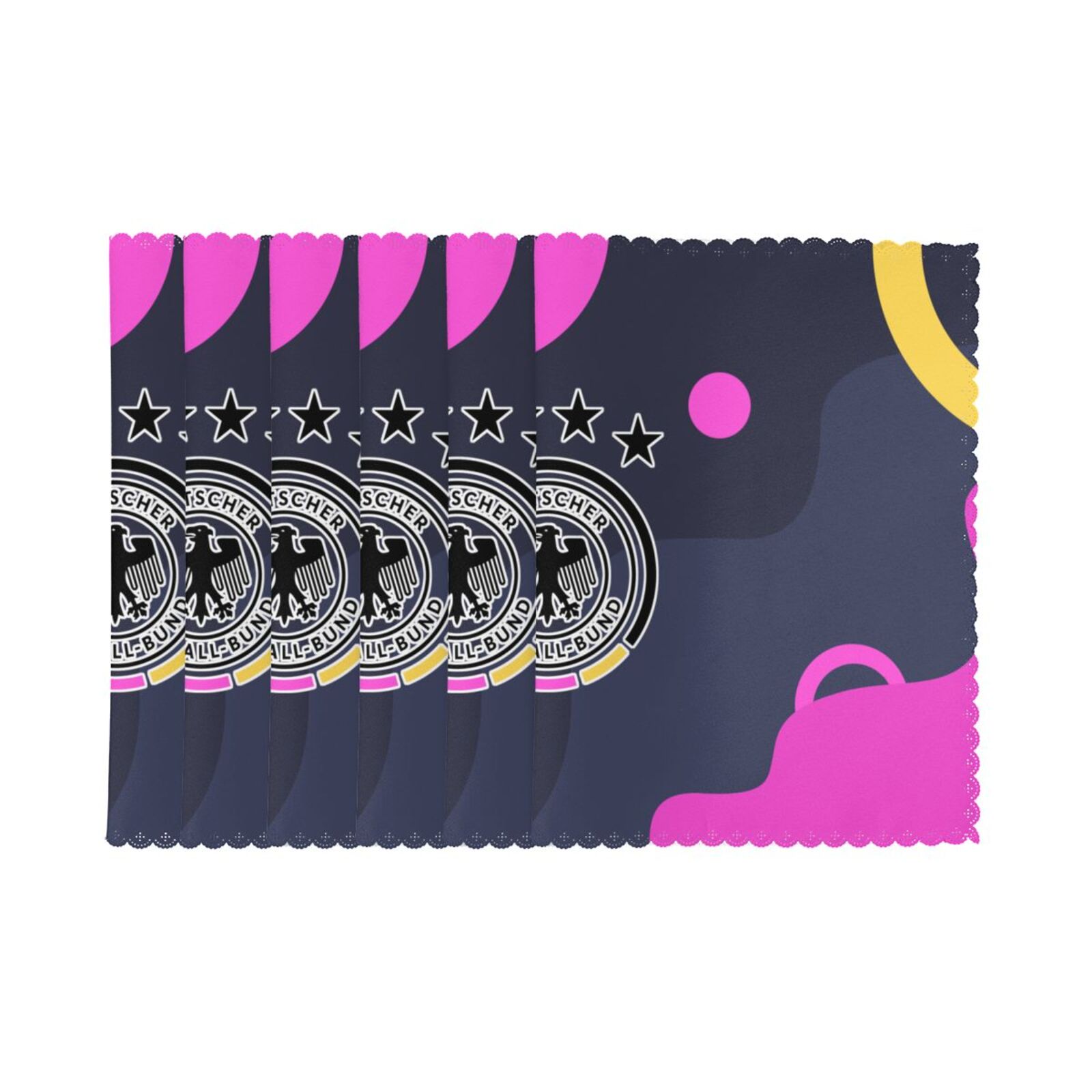 Germany Placemat Set Of 6 PFD2296 - Soccerfana