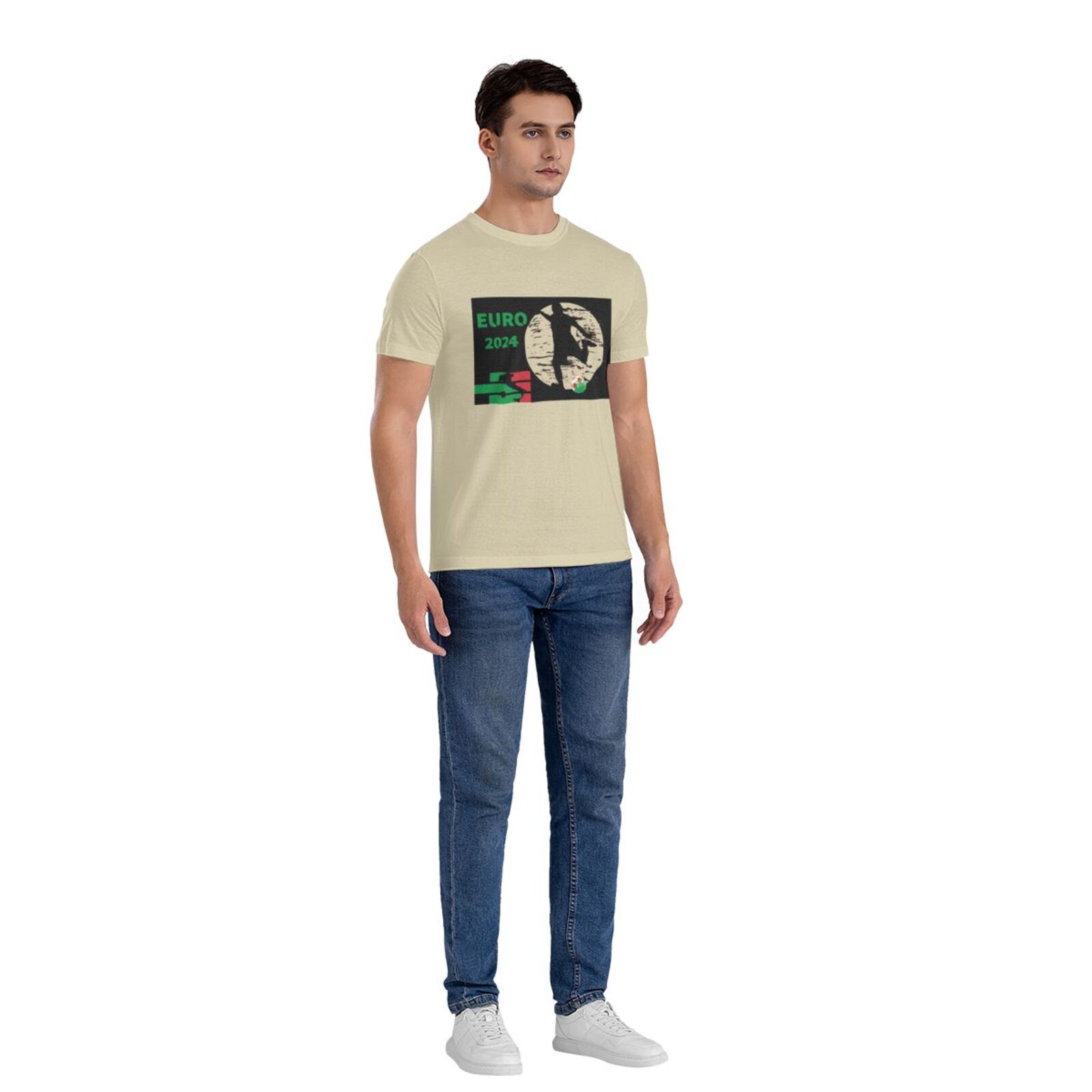 Men's Italy EURO 2024 Basic Short Sleeve T-Shirt BST1751 - Soccerfana