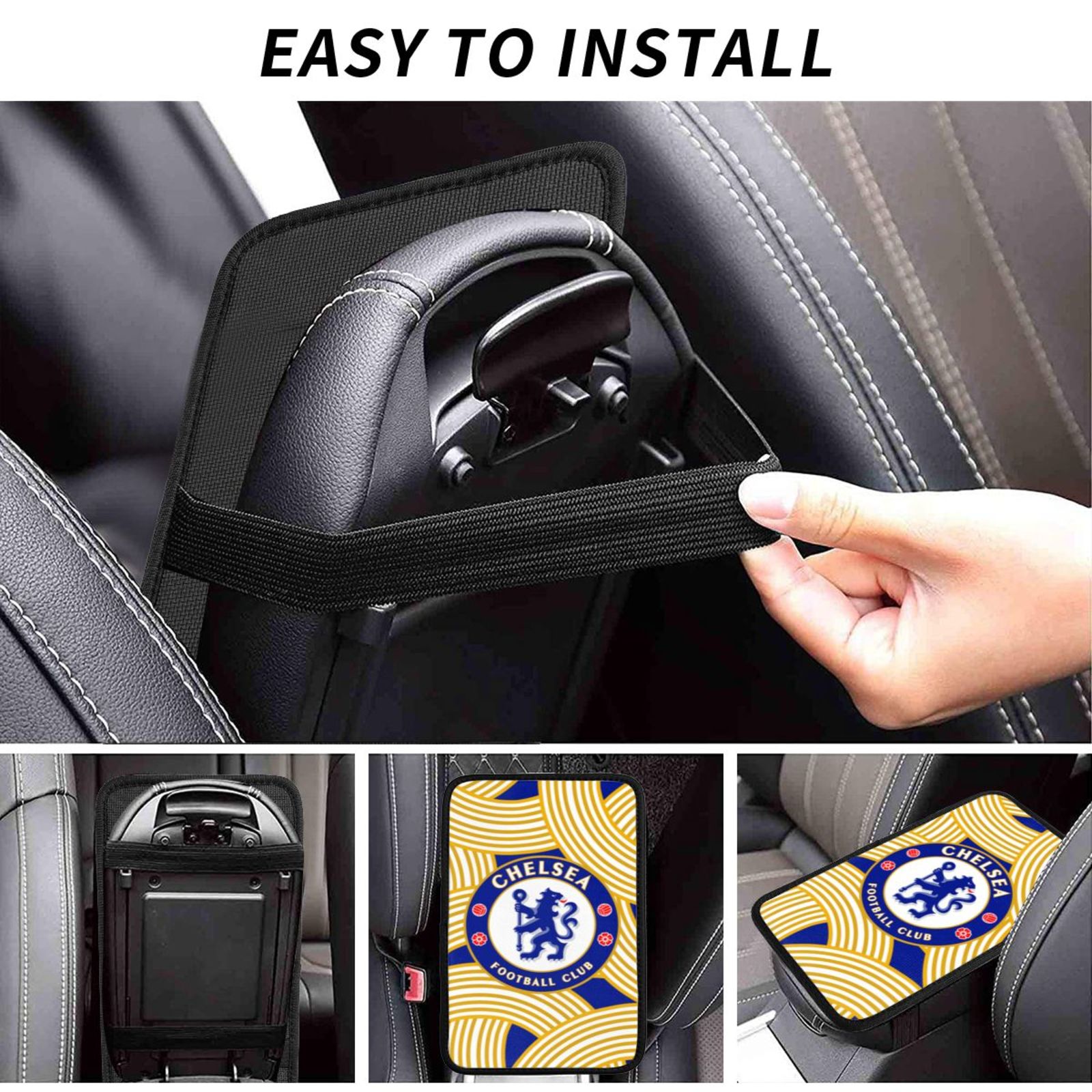 Chelsea Car Handrail Box Cushion CHC2603 - Soccerfana