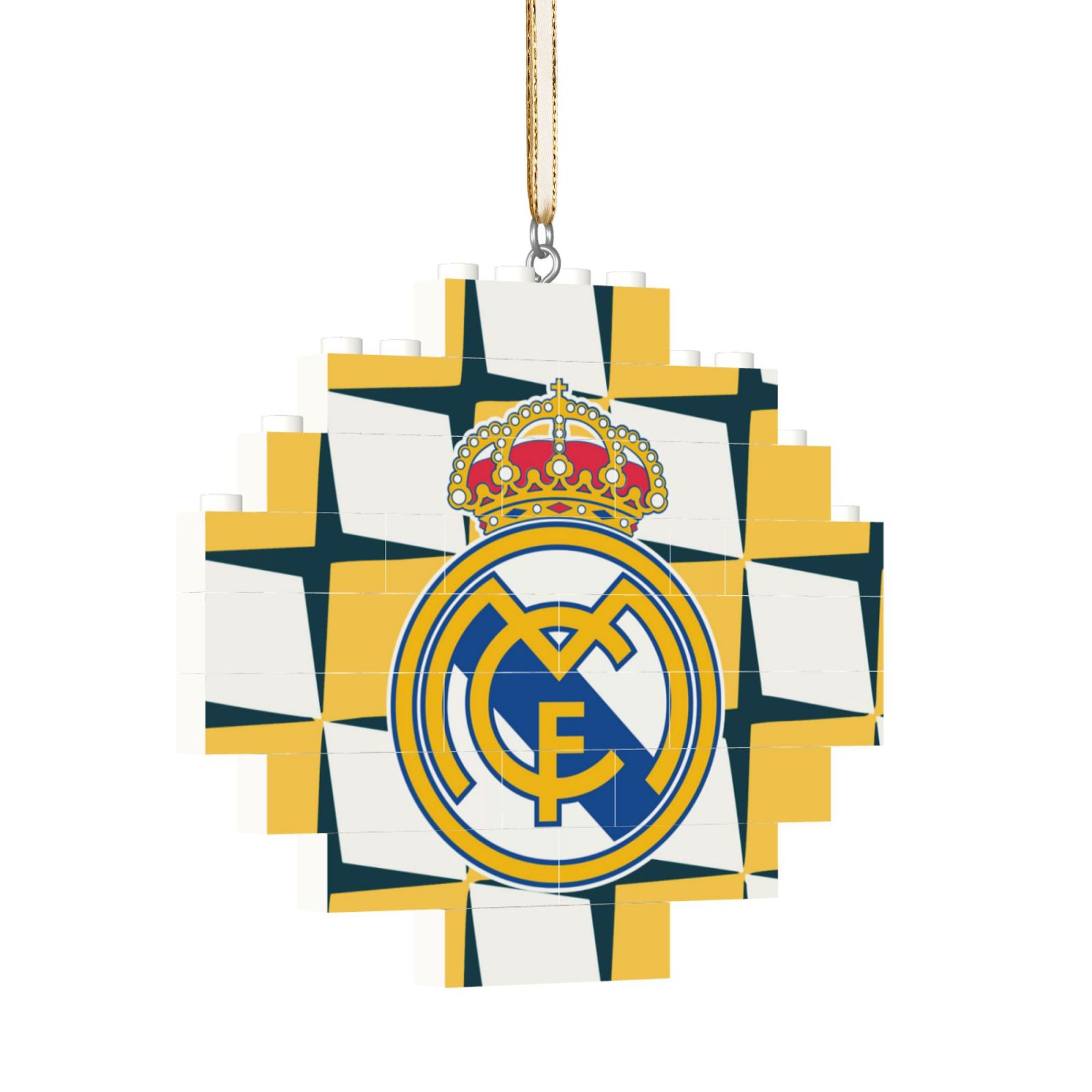 Real Madrid Building Block Puzzle Ornament BBP2173 - Soccerfana