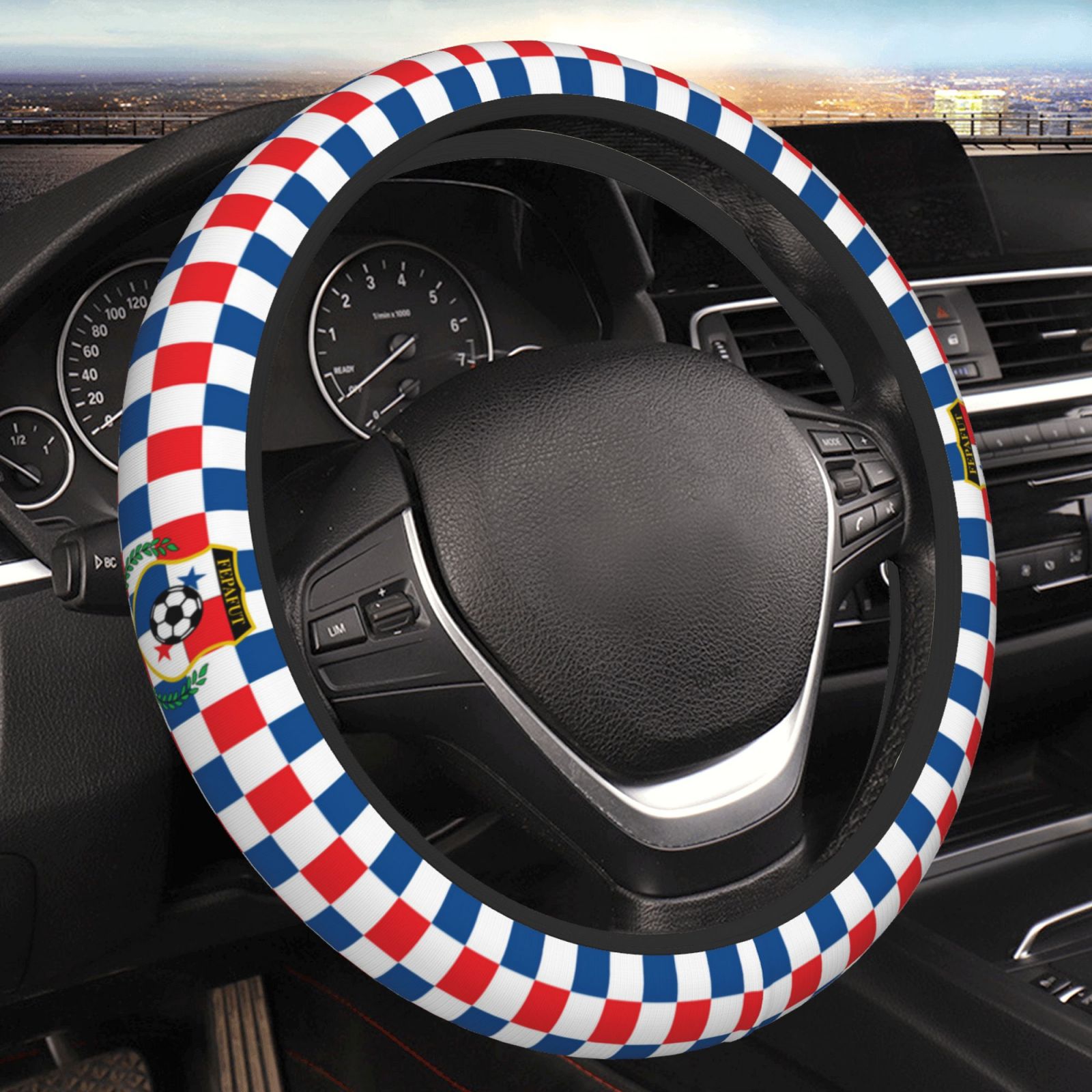 Panama Steering Wheel Cover ESW2457 - Soccerfana