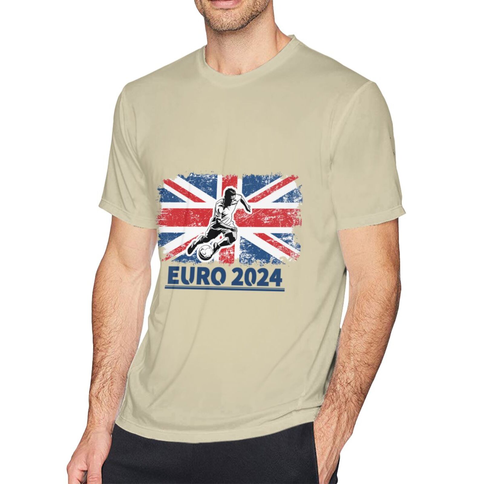 Men's England EURO 2024 Basic Short Sleeve T-Shirt BST1750 - Soccerfana