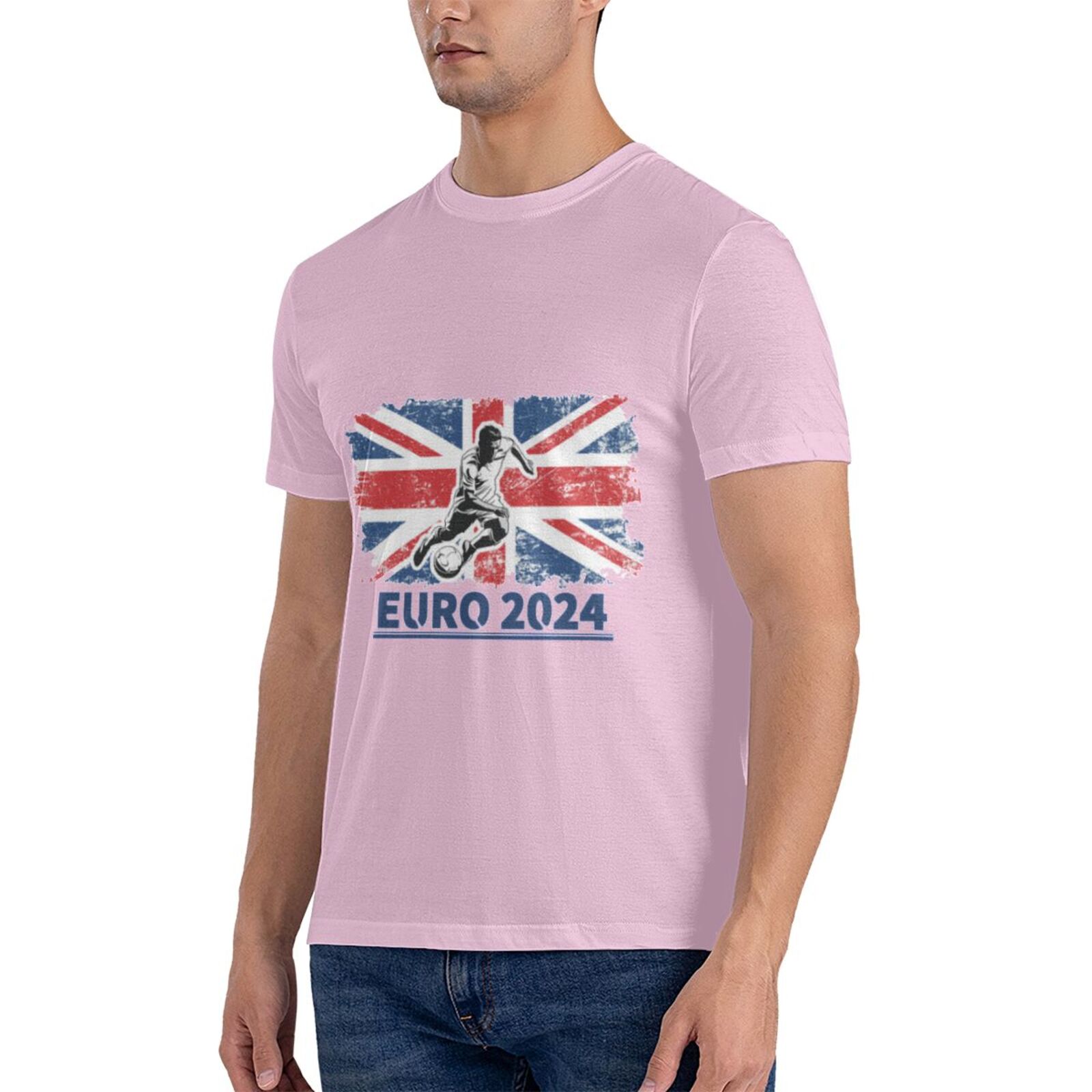 Men's England EURO 2024 Basic Short Sleeve T-Shirt BST1750 - Soccerfana