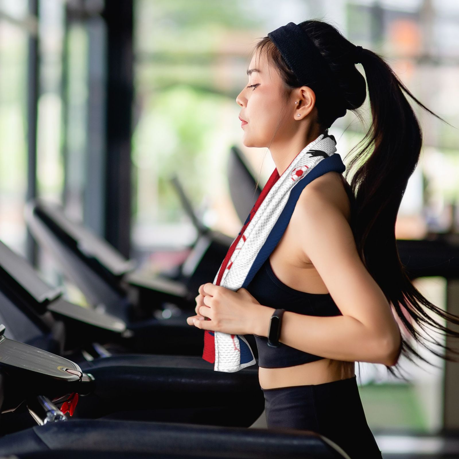 France EURO 2024 Cold Exercise Towel CET1765 - Soccerfana