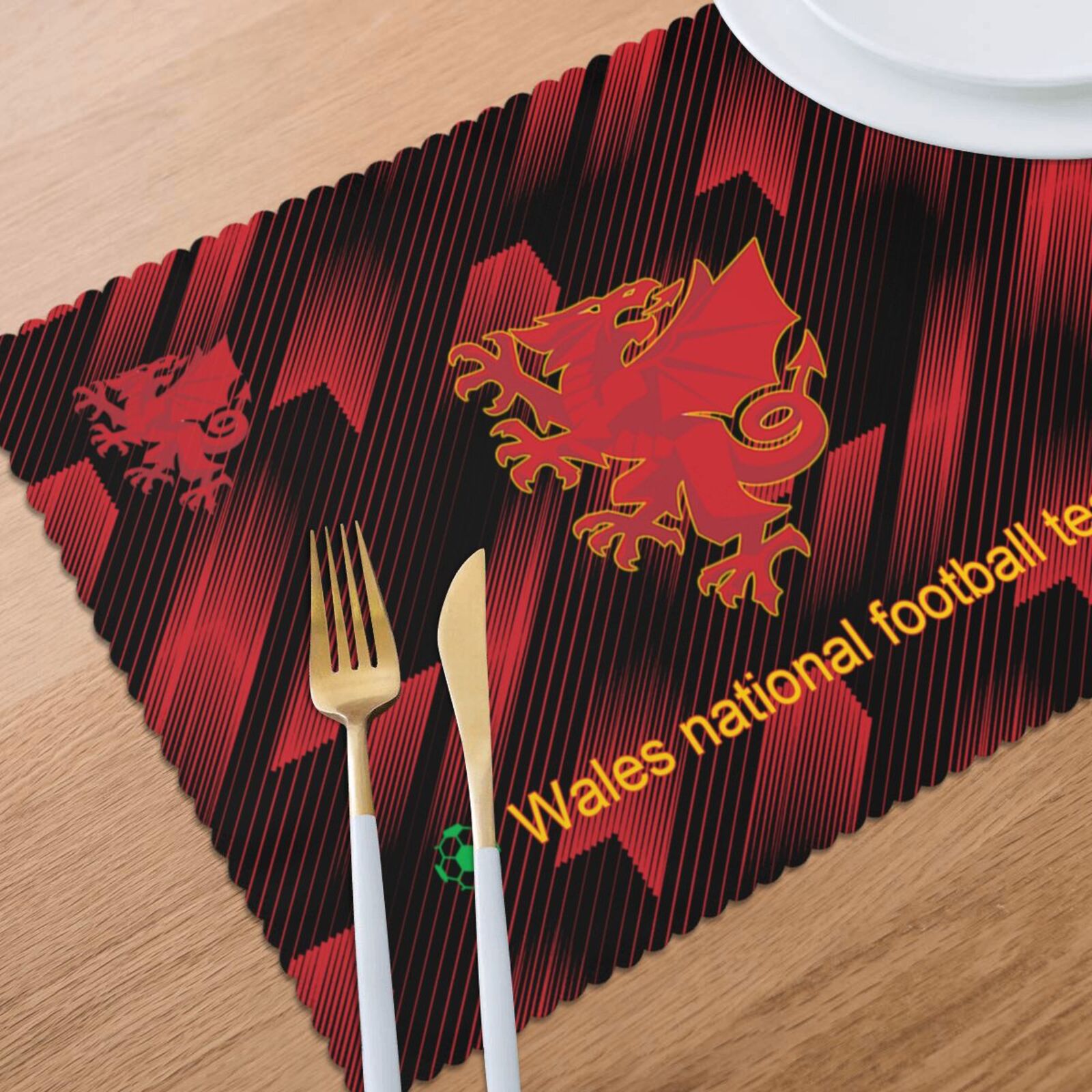 Wales Placemat Set Of 6 PFD2310 - Soccerfana