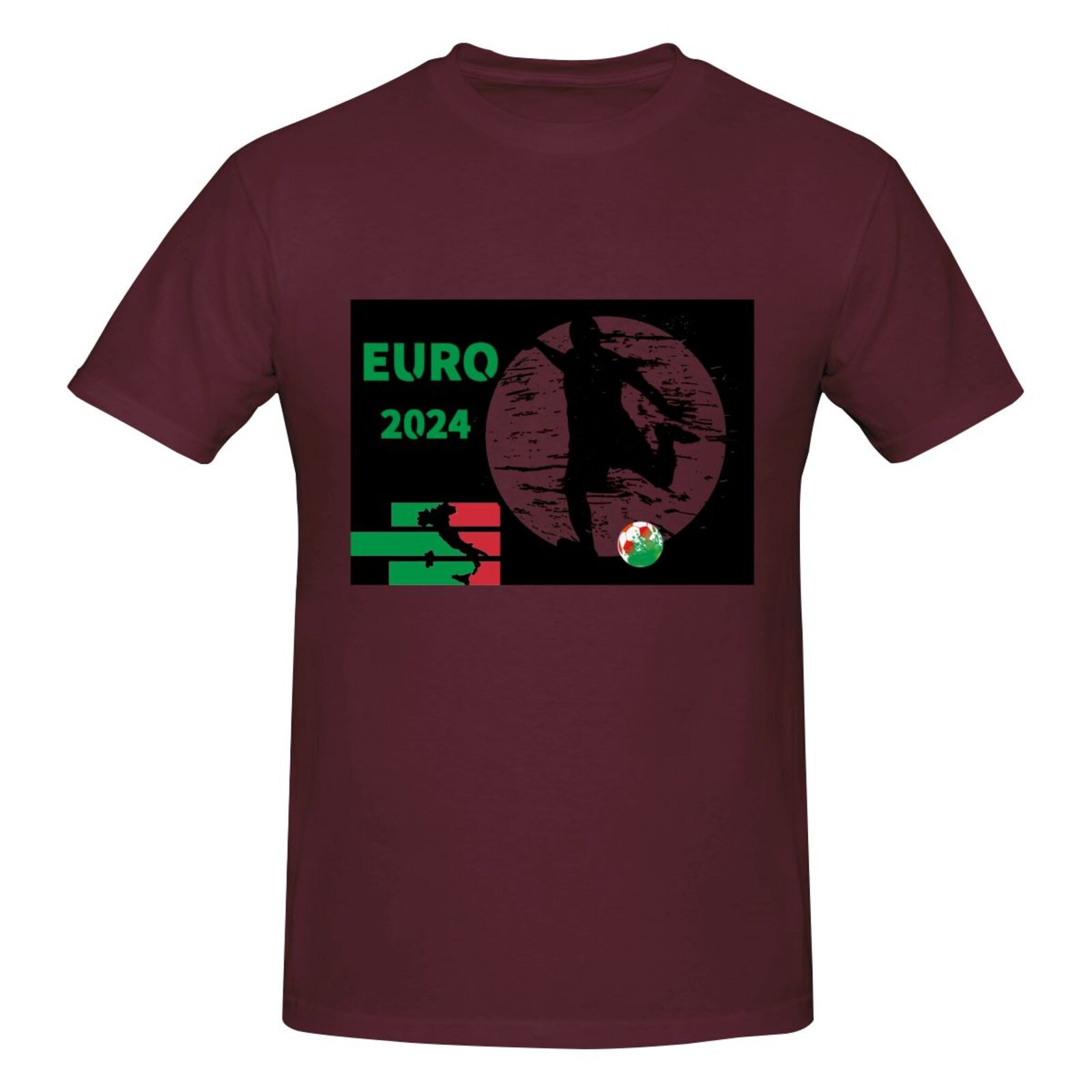 Men's Italy EURO 2024 Basic Short Sleeve T-Shirt BST1751 - Soccerfana