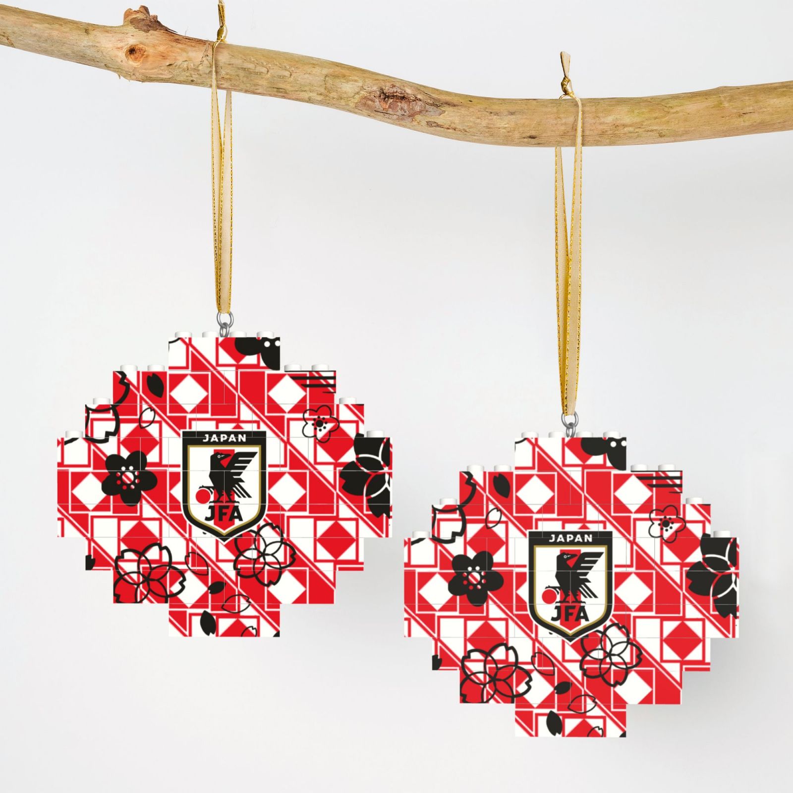 Japan Building Block Puzzle Ornament BBP2007 - Soccerfana