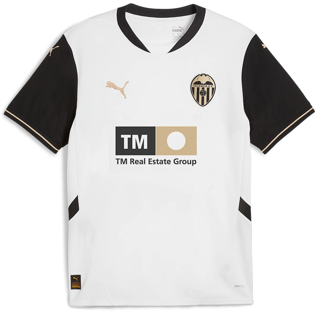Valencia Home Jersey 2024/25 - Soccerfana