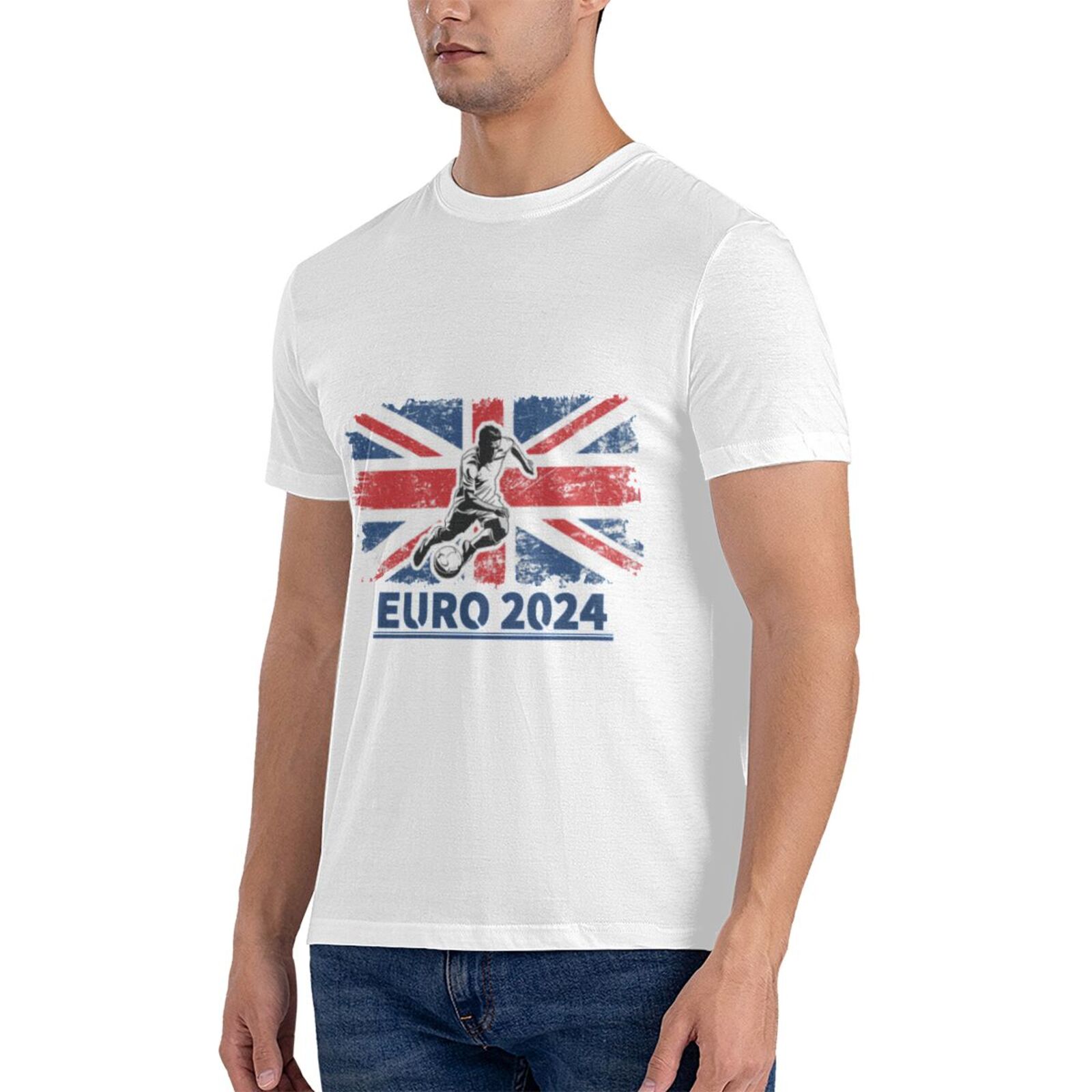 Men's England EURO 2024 Basic Short Sleeve T-Shirt BST1750 - Soccerfana