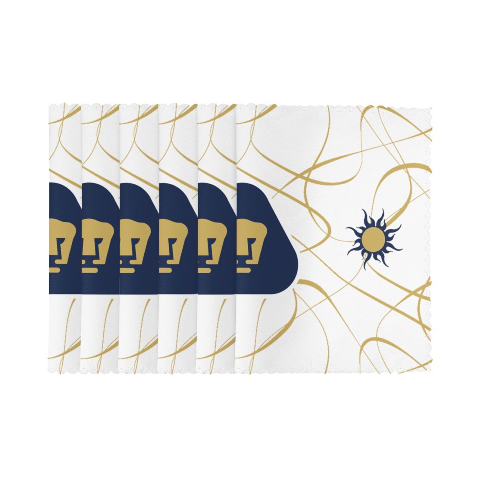Pumas UNAM Placemat Set Of 6 PFD2273 - Soccerfana