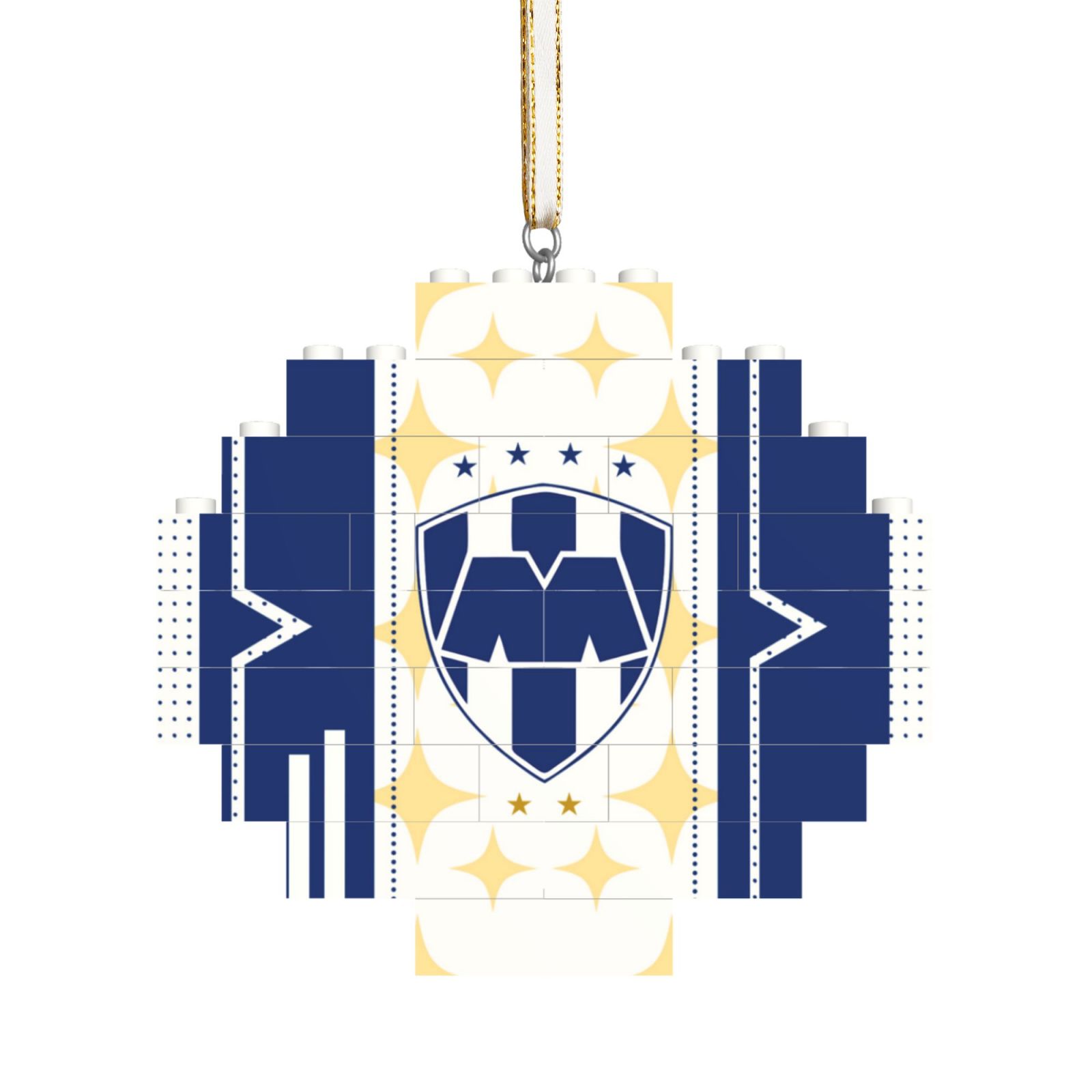 Monterrey Building Block Puzzle Ornament BBP2168 - Soccerfana