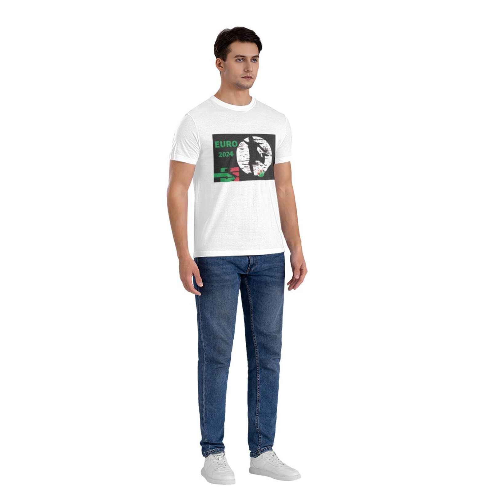 Men's Italy EURO 2024 Basic Short Sleeve T-Shirt BST1751 - Soccerfana