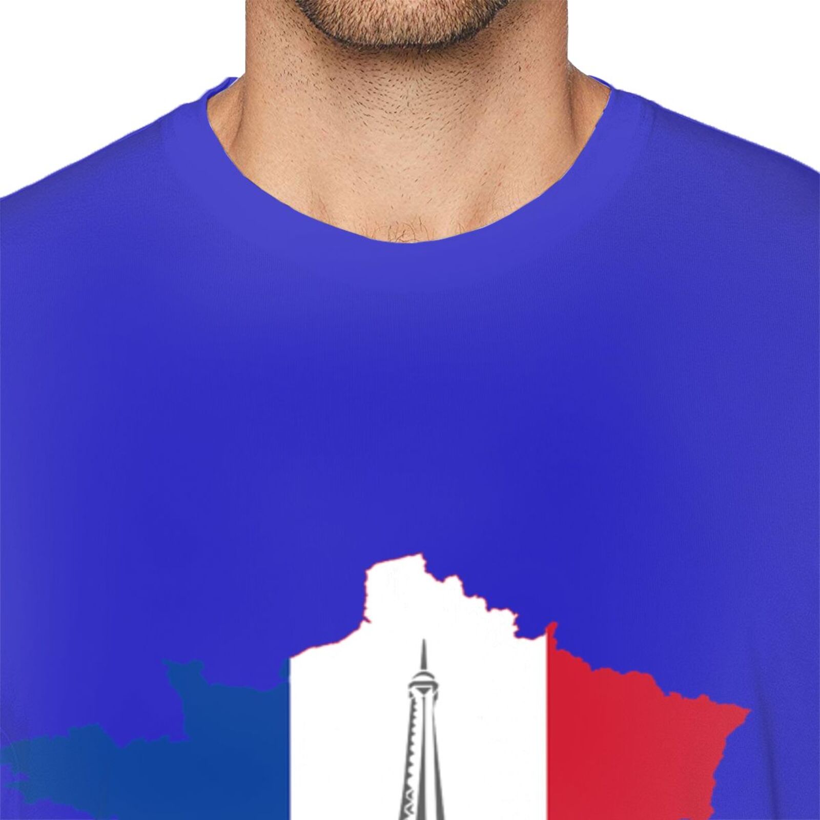 Men's France EURO 2024 Basic Short Sleeve T-Shirt BST1772 - Soccerfana