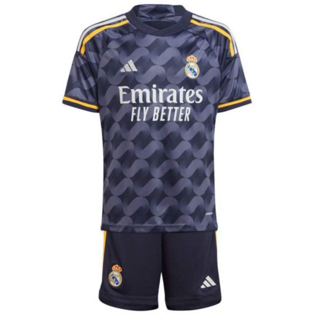 Kid's Real Madrid Away Jersey+Shorts 23/24 - Soccerfana