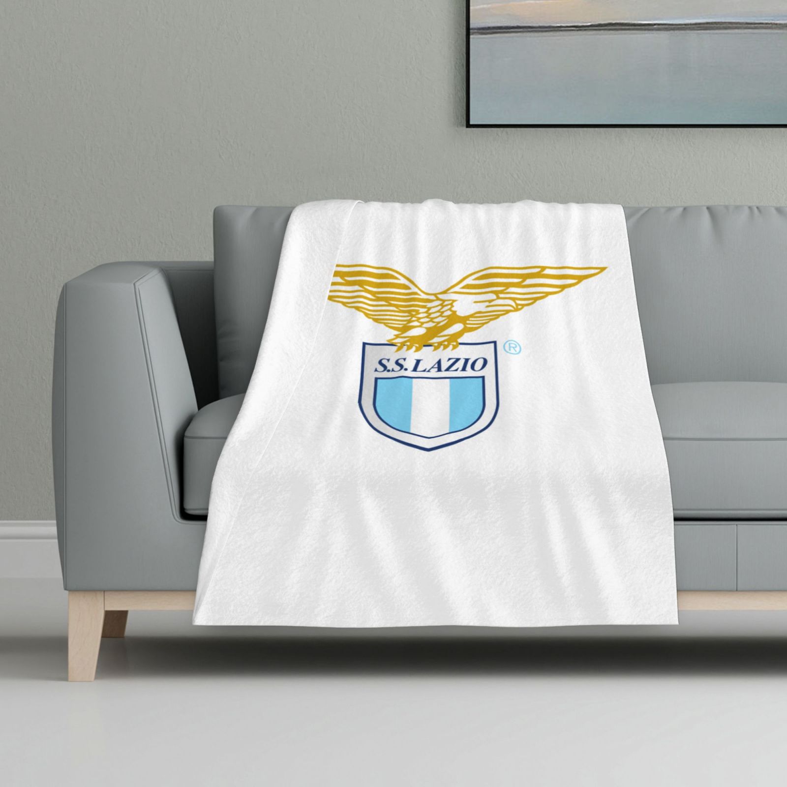 Lazio Flannel Blanket FLB1592 - Soccerfana