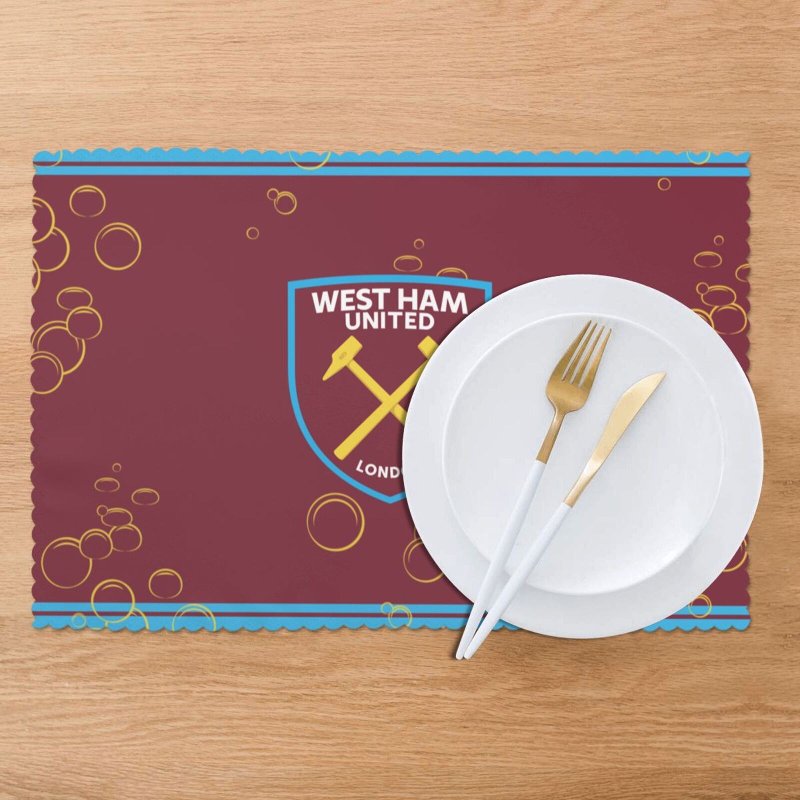 West Ham United Placemat Set Of 6 PFD2306 - Soccerfana