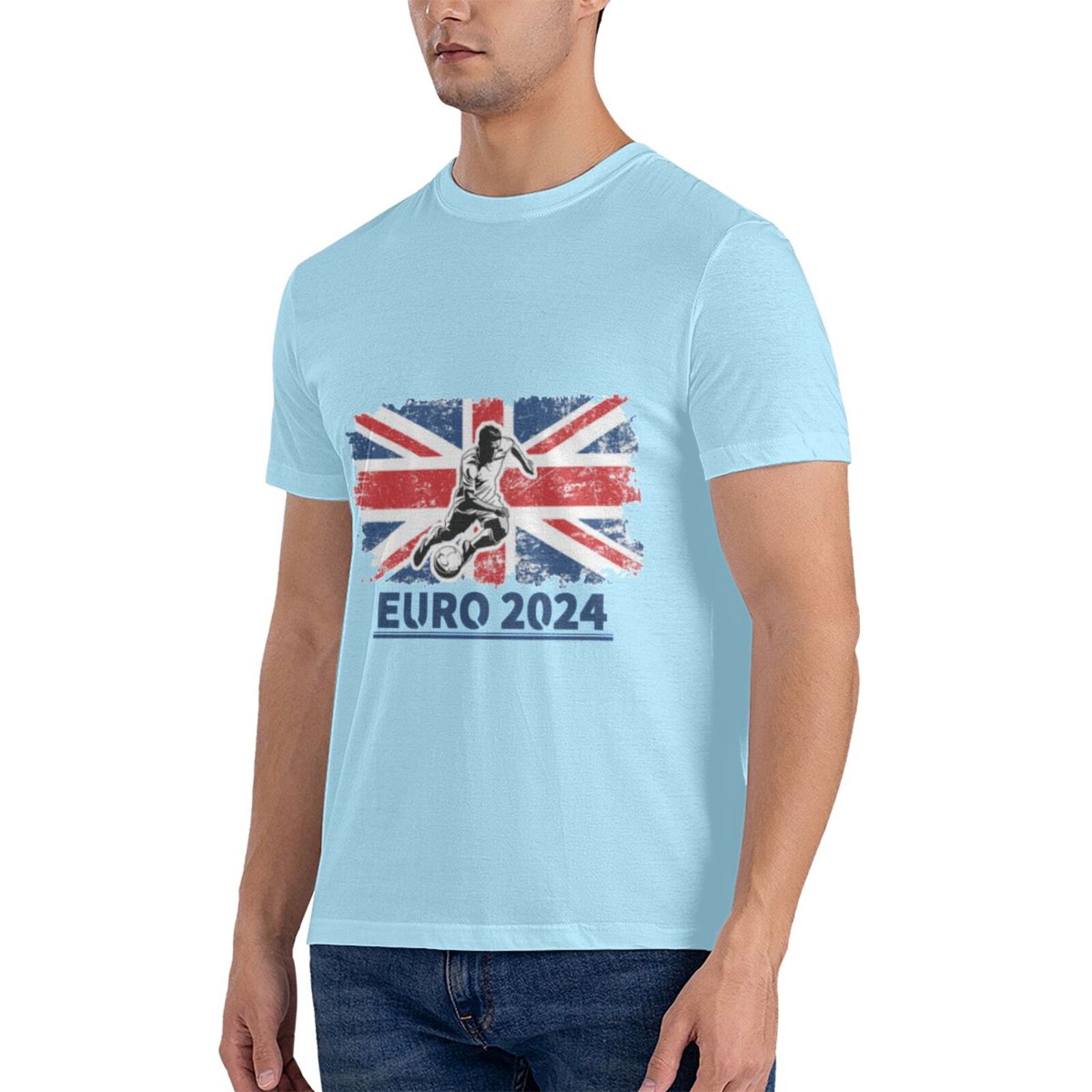 Men's England EURO 2024 Basic Short Sleeve T-Shirt BST1750 - Soccerfana