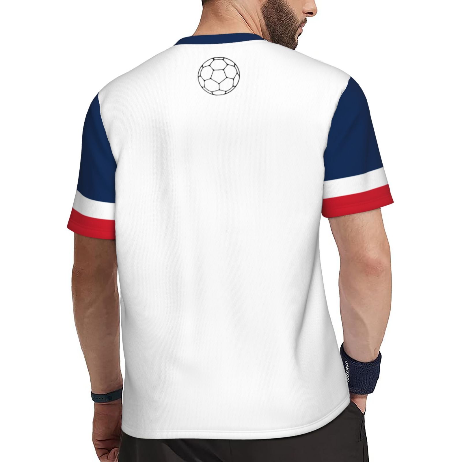 Men's France EURO 2024 Short Sleeved Mesh T-Shirt SMT1683 - Soccerfana