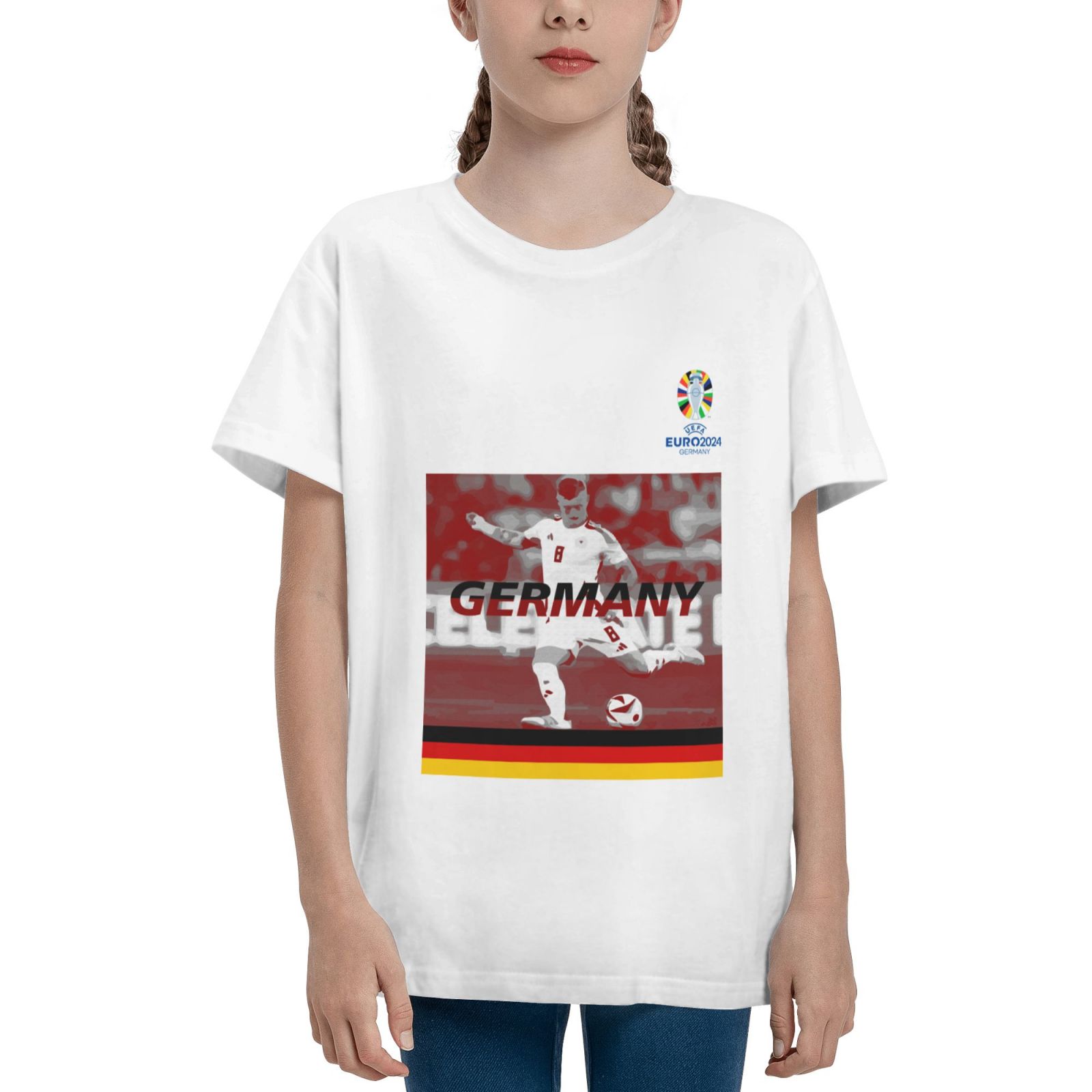 Kid's Germany EURO 2024 Teenage T-shirt TET1710 - Soccerfana
