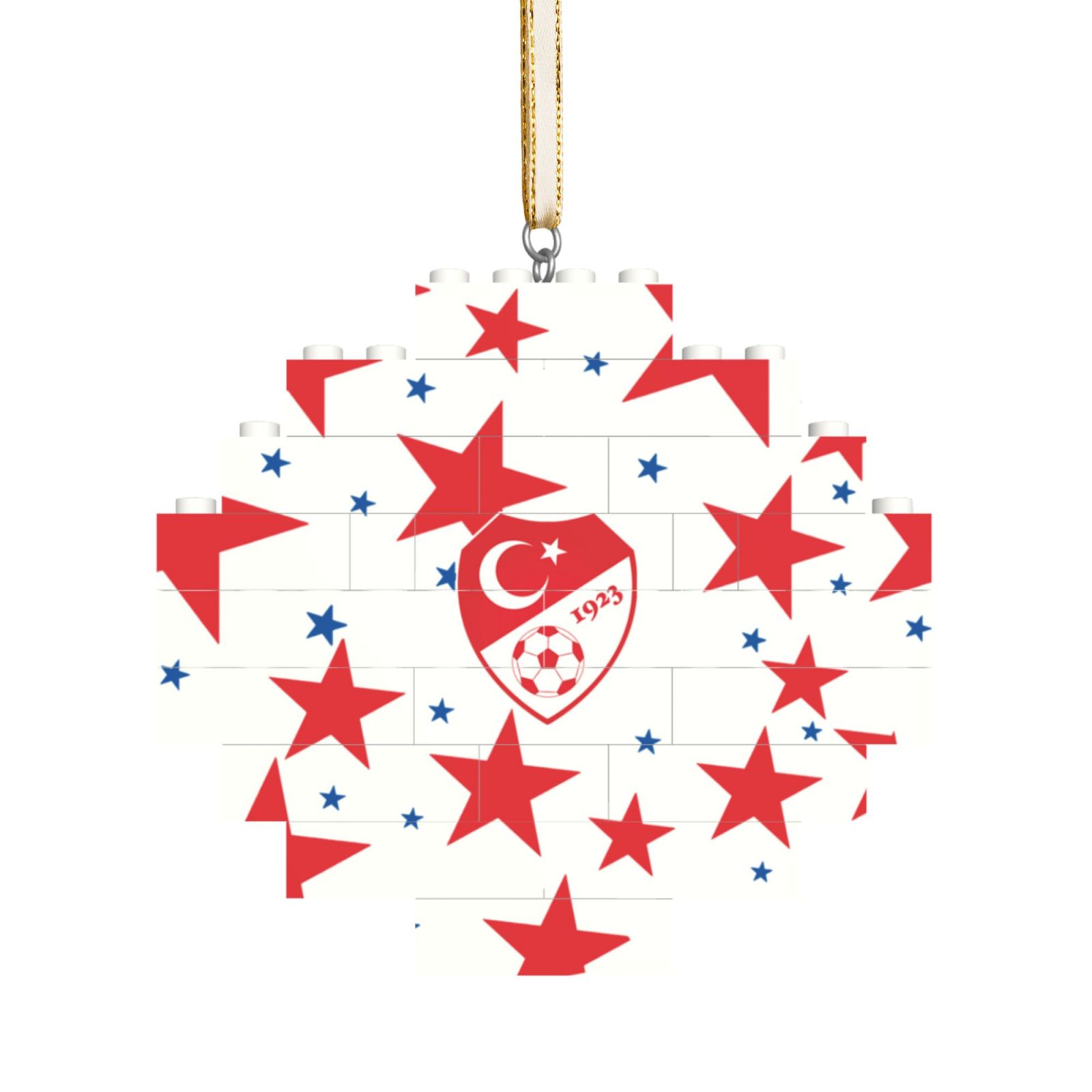 Turkey Building Block Puzzle Ornament BBP1995 - Soccerfana