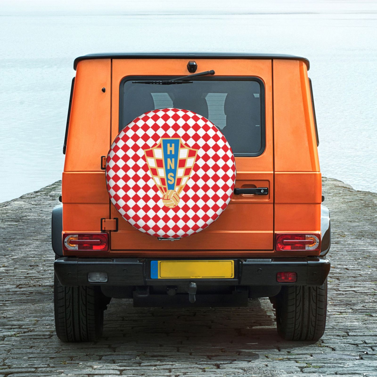 Croatia Car Tire Dust Cover TIC2742 - Soccerfana