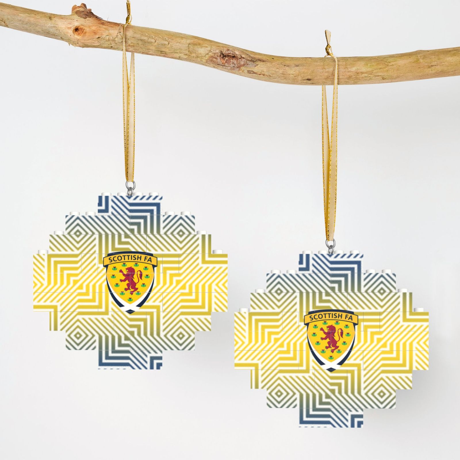 Scotland Building Block Puzzle Ornament BBP1983 - Soccerfana