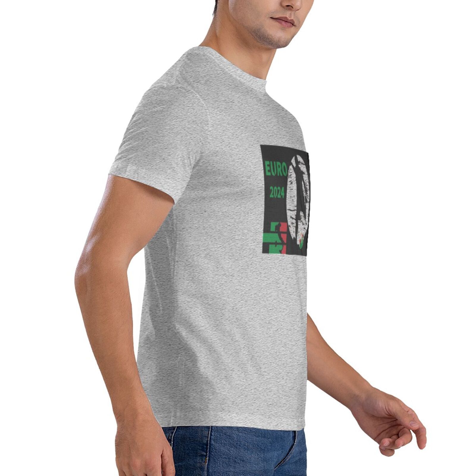 Men's Italy EURO 2024 Basic Short Sleeve T-Shirt BST1751 - Soccerfana