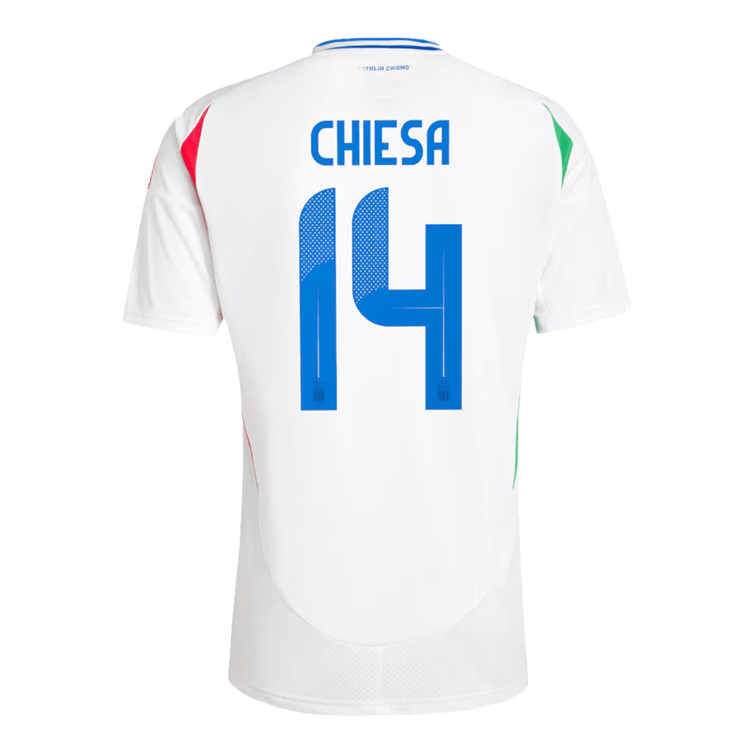 Federico Chiesa #14 Italy Away Jersey EURO 2024 - Soccerfana