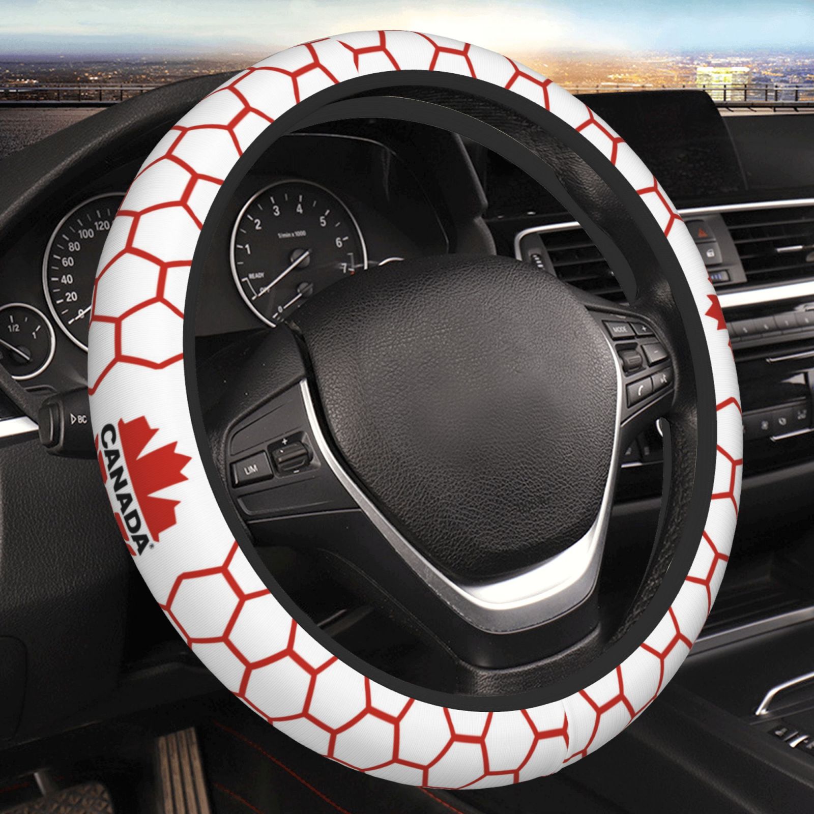 Canada Steering Wheel Cover ESW2406 - Soccerfana