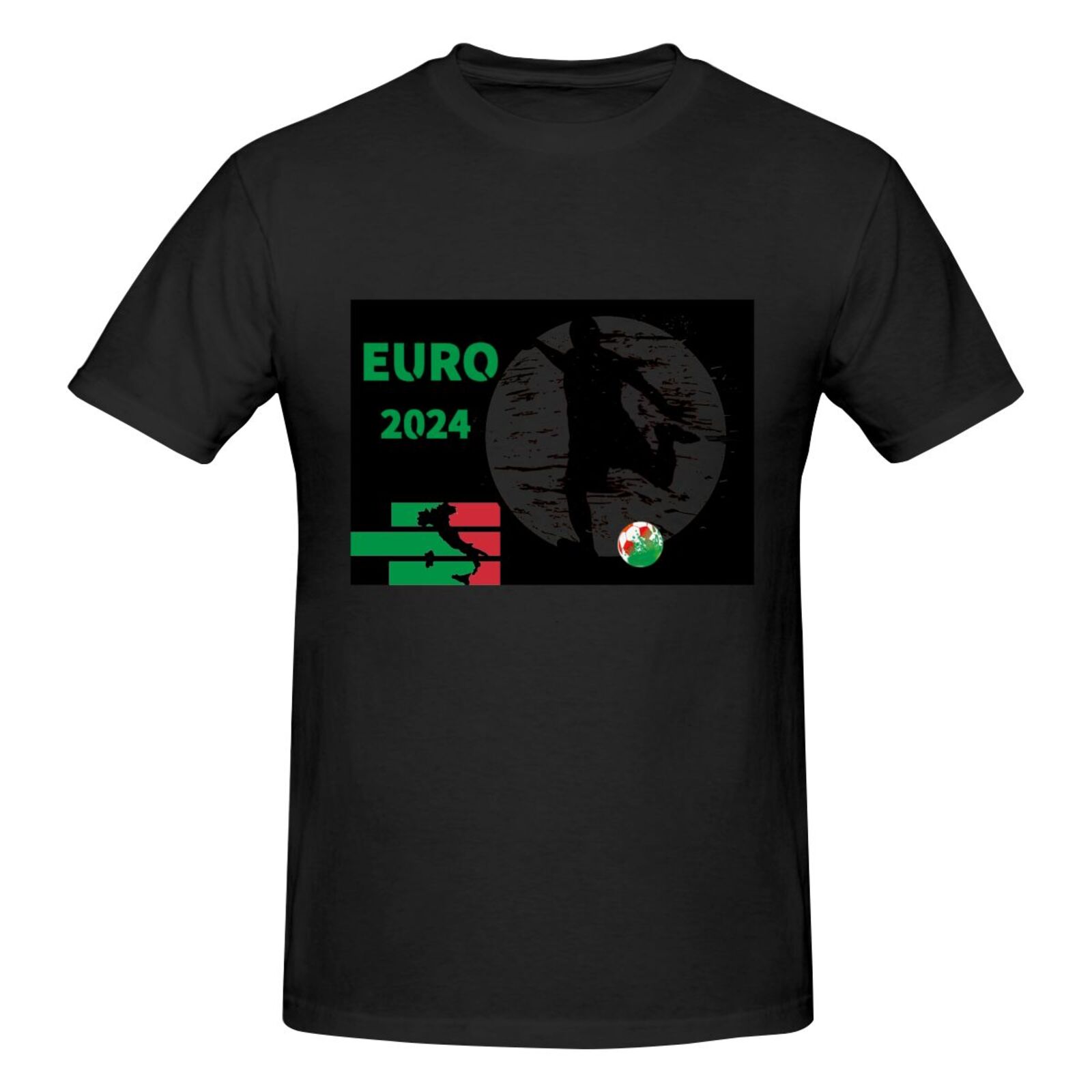 Men's Italy EURO 2024 Basic Short Sleeve T-Shirt BST1751 - Soccerfana