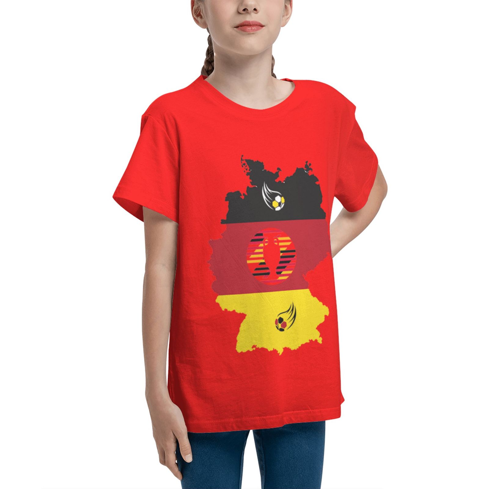 Kid's Germany EURO 2024 Teenage T-shirt TET1769 - Soccerfana