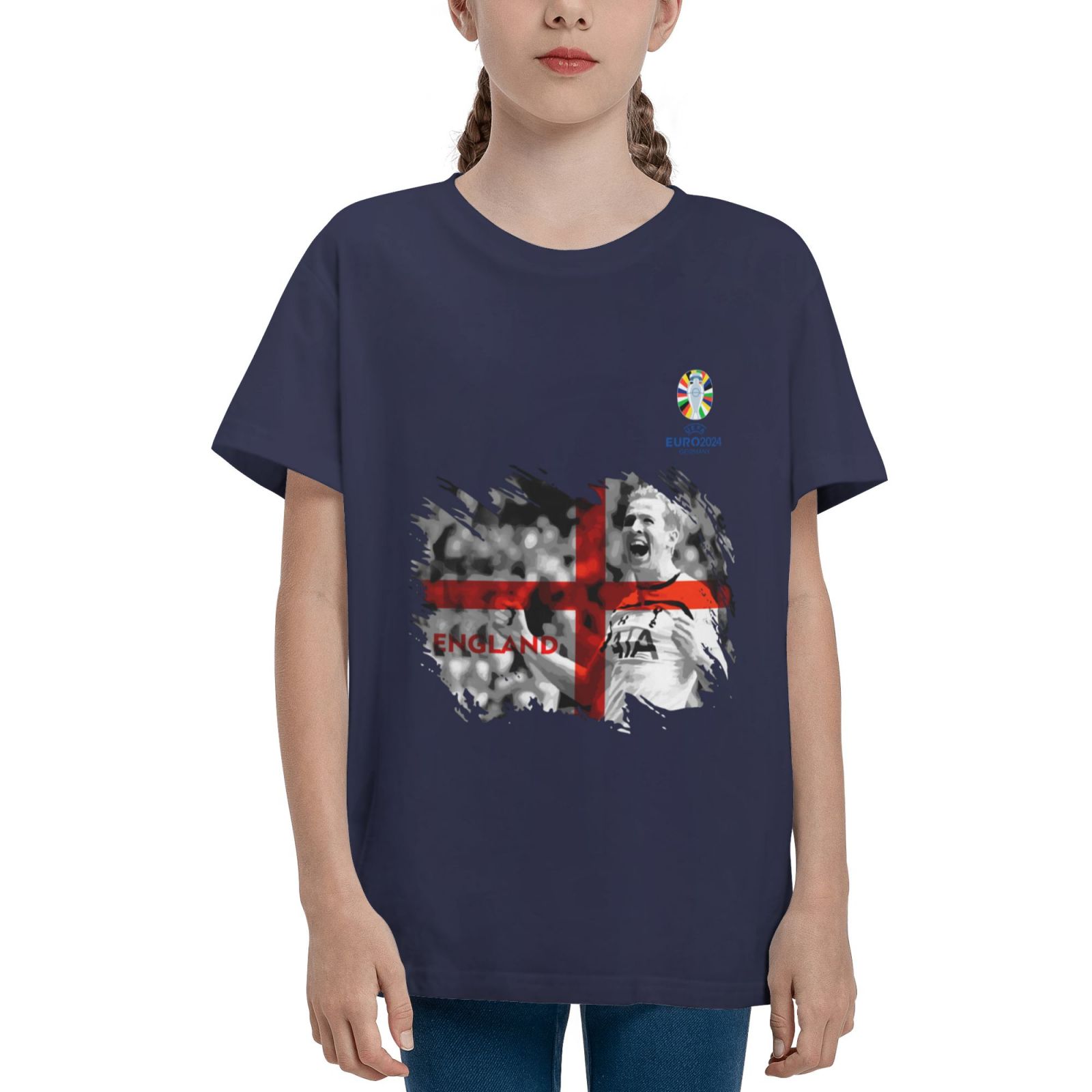 Kid's England EURO 2024 Teenage T-shirt TET1711 - Soccerfana