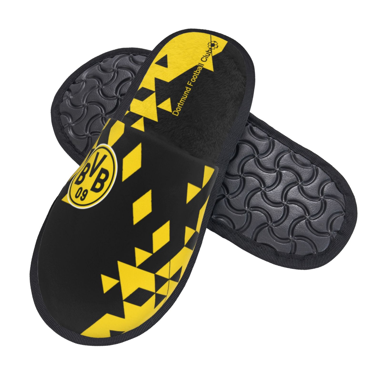 Borussia Dortmund Cotton Slippers FSP2341 - Soccerfana