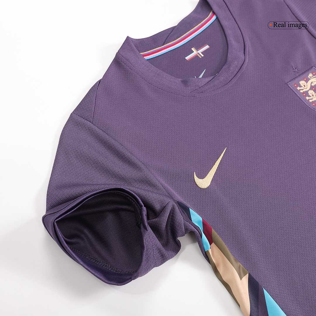 Kid's England Away Jersey+Shorts EURO 2024 - Soccerfana