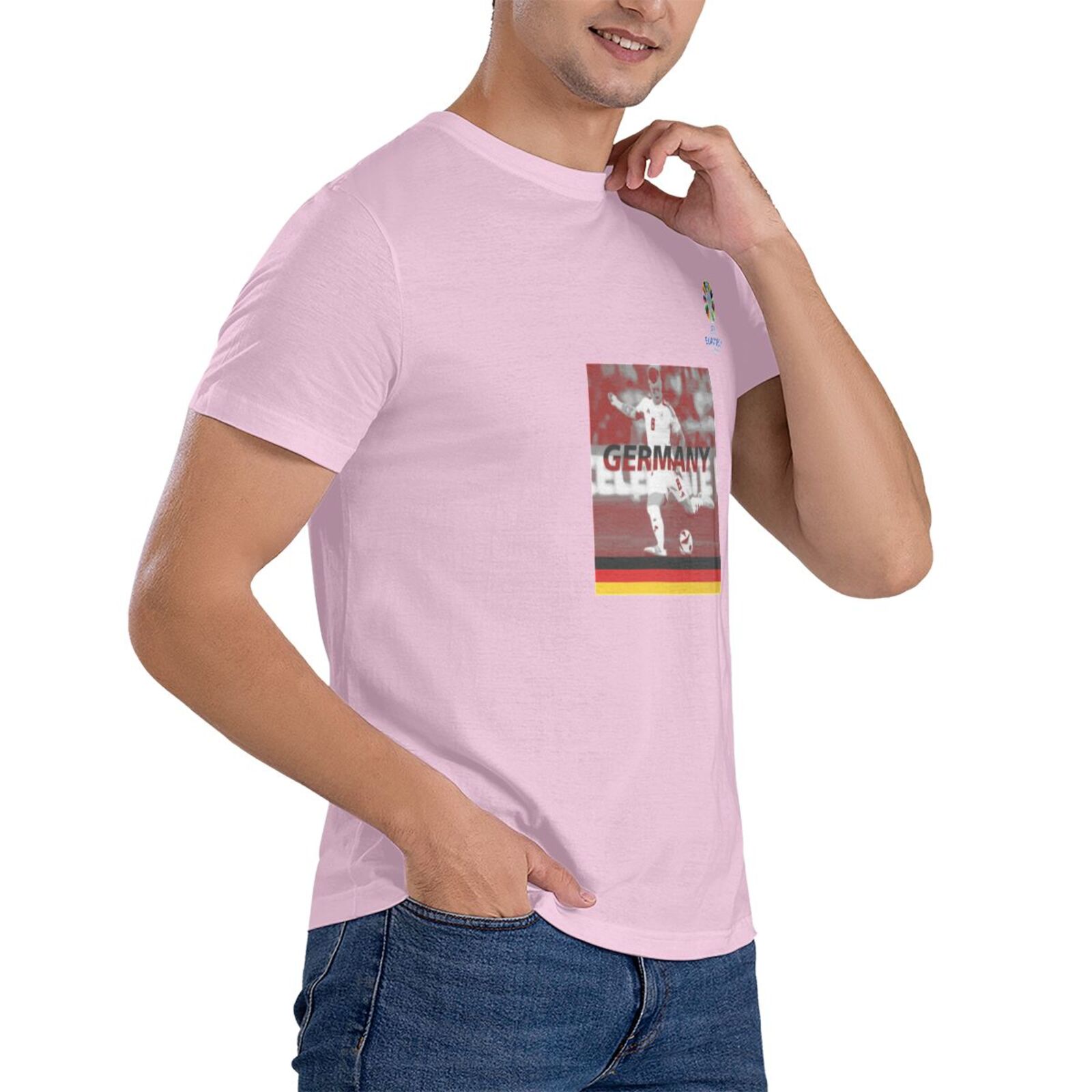 Men's Germany EURO 2024 Basic Short Sleeve T-Shirt BST1704 - Soccerfana