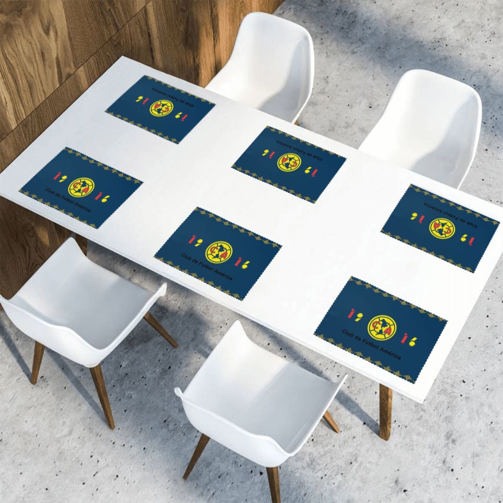 Club America Placemat Set Of 6 PFD2308 - Soccerfana
