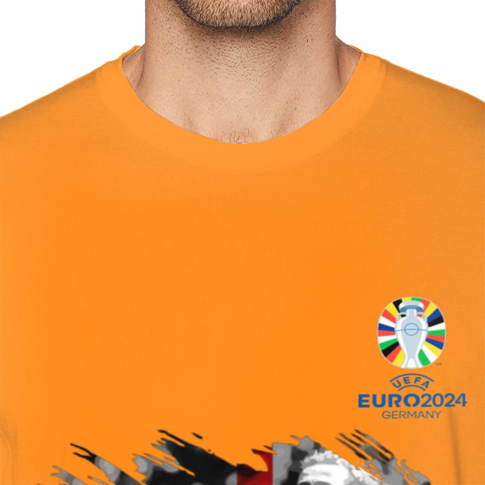 Men's England EURO 2024 Basic Short Sleeve T-Shirt BST1713 - Soccerfana