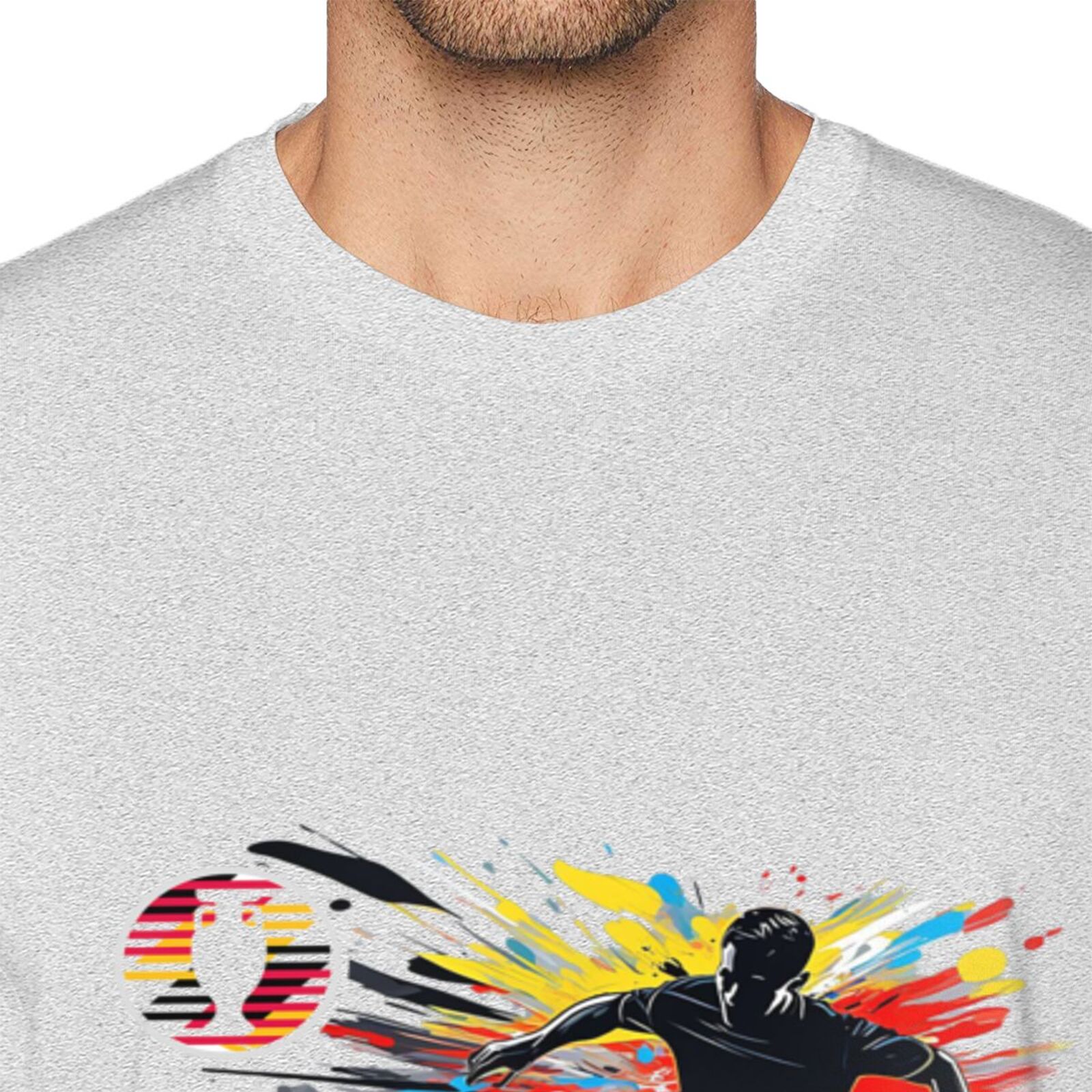 Men's Germany EURO 2024 Basic Short Sleeve T-Shirt BST1748 - Soccerfana